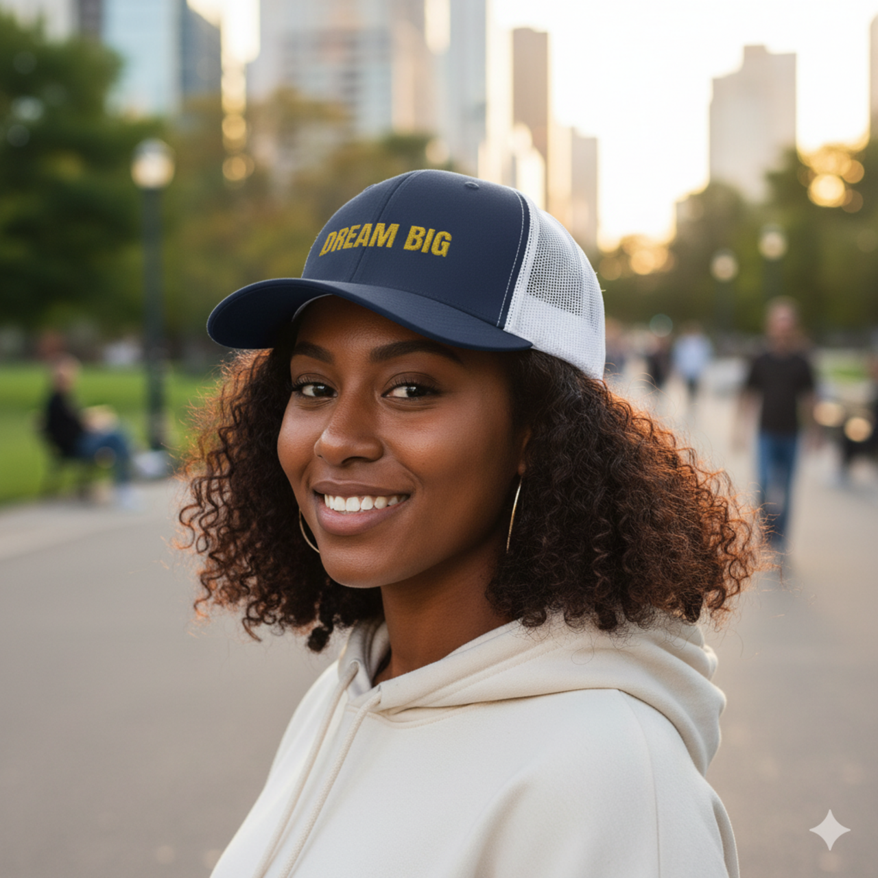 Dream Big Snapback Trucker Cap product thumbnail image Dream Big Snapback Trucker Cap product thumbnail image