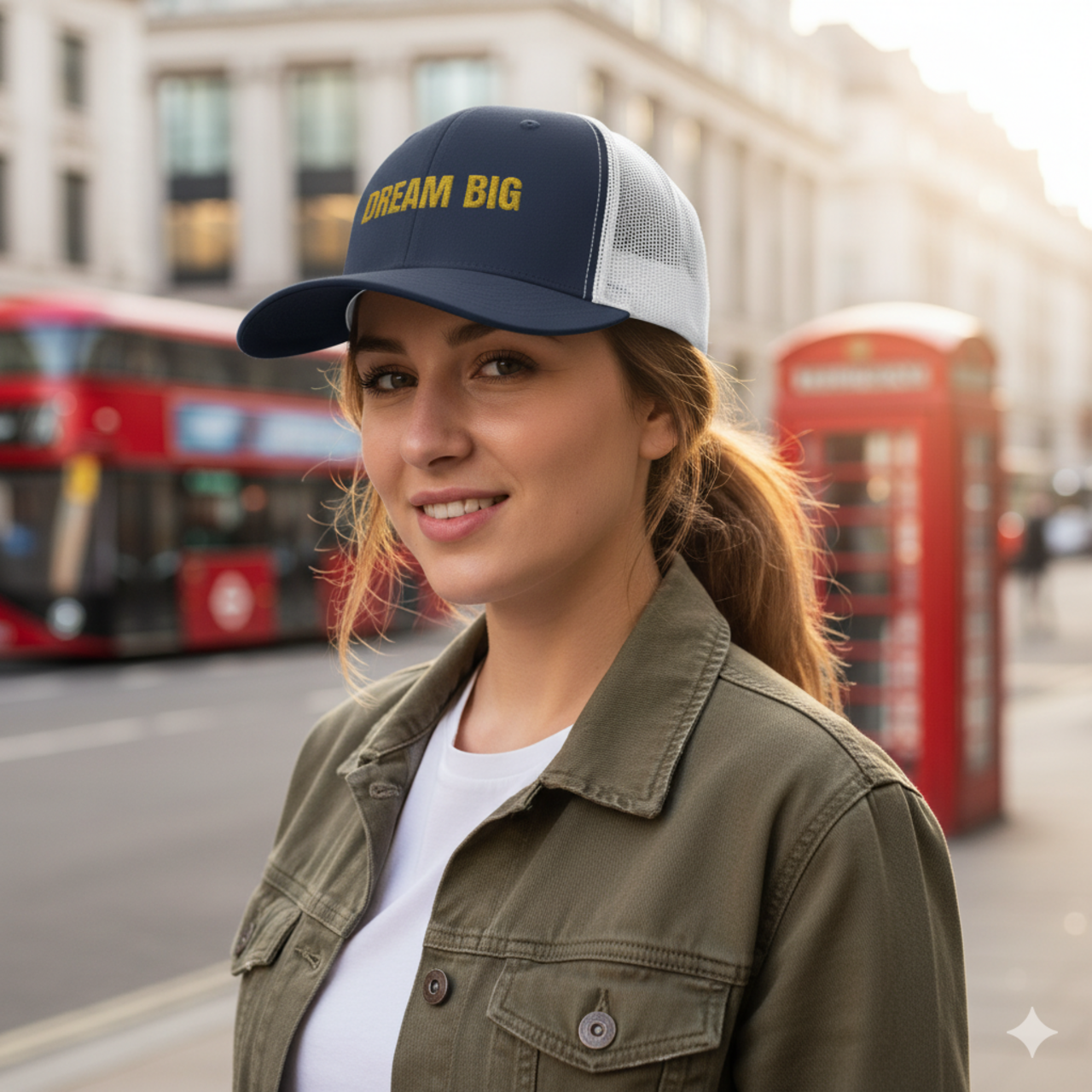 Dream Big Snapback Trucker Cap product thumbnail image Dream Big Snapback Trucker Cap product thumbnail image