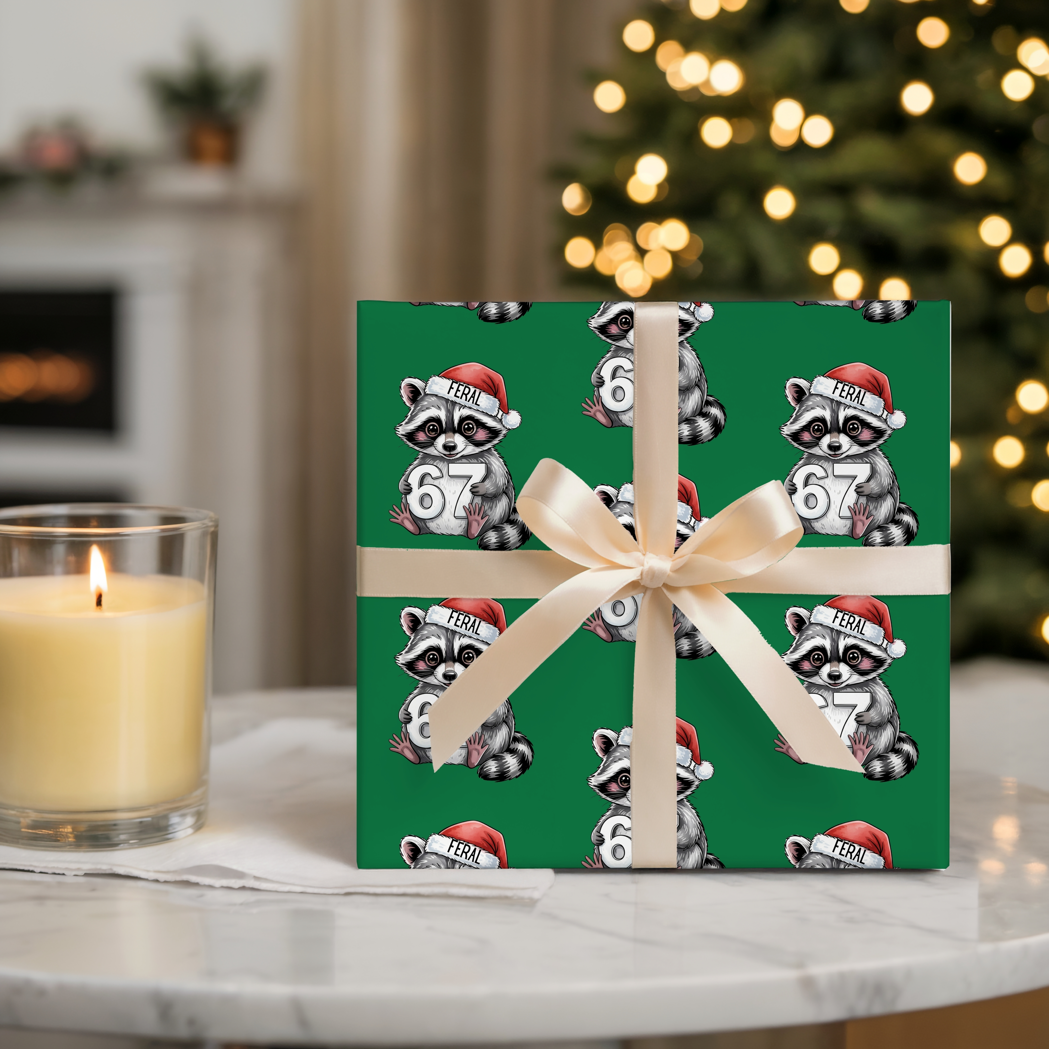67 Wrapping Paper Holiday Gift Wrapping Paper with Festive Animal Designs product thumbnail image 67 Wrapping Paper Holiday Gift Wrapping Paper with Festive Animal Designs product thumbnail image