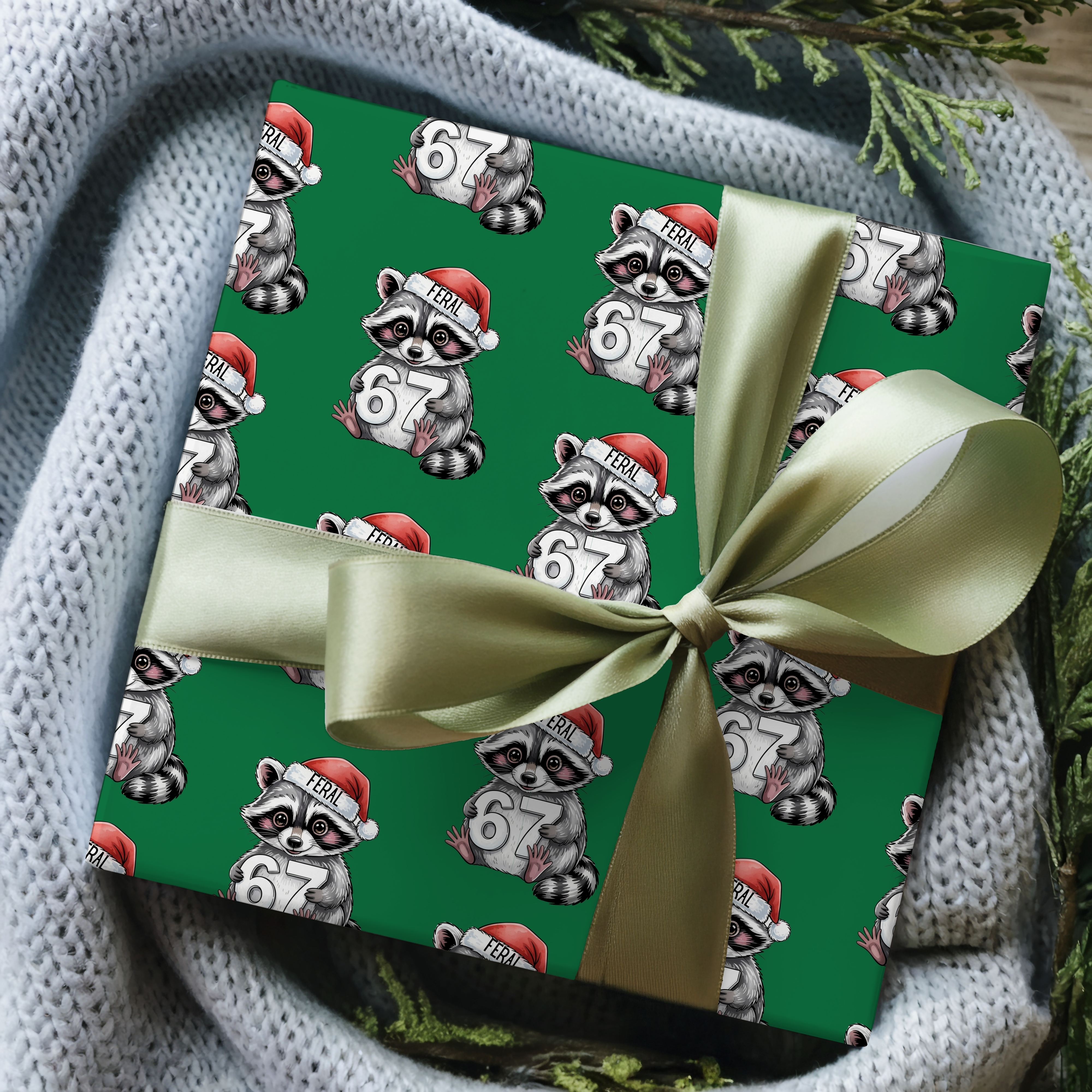 67 Wrapping Paper Holiday Gift Wrapping Paper with Festive Animal Designs product thumbnail image 67 Wrapping Paper Holiday Gift Wrapping Paper with Festive Animal Designs product thumbnail image
