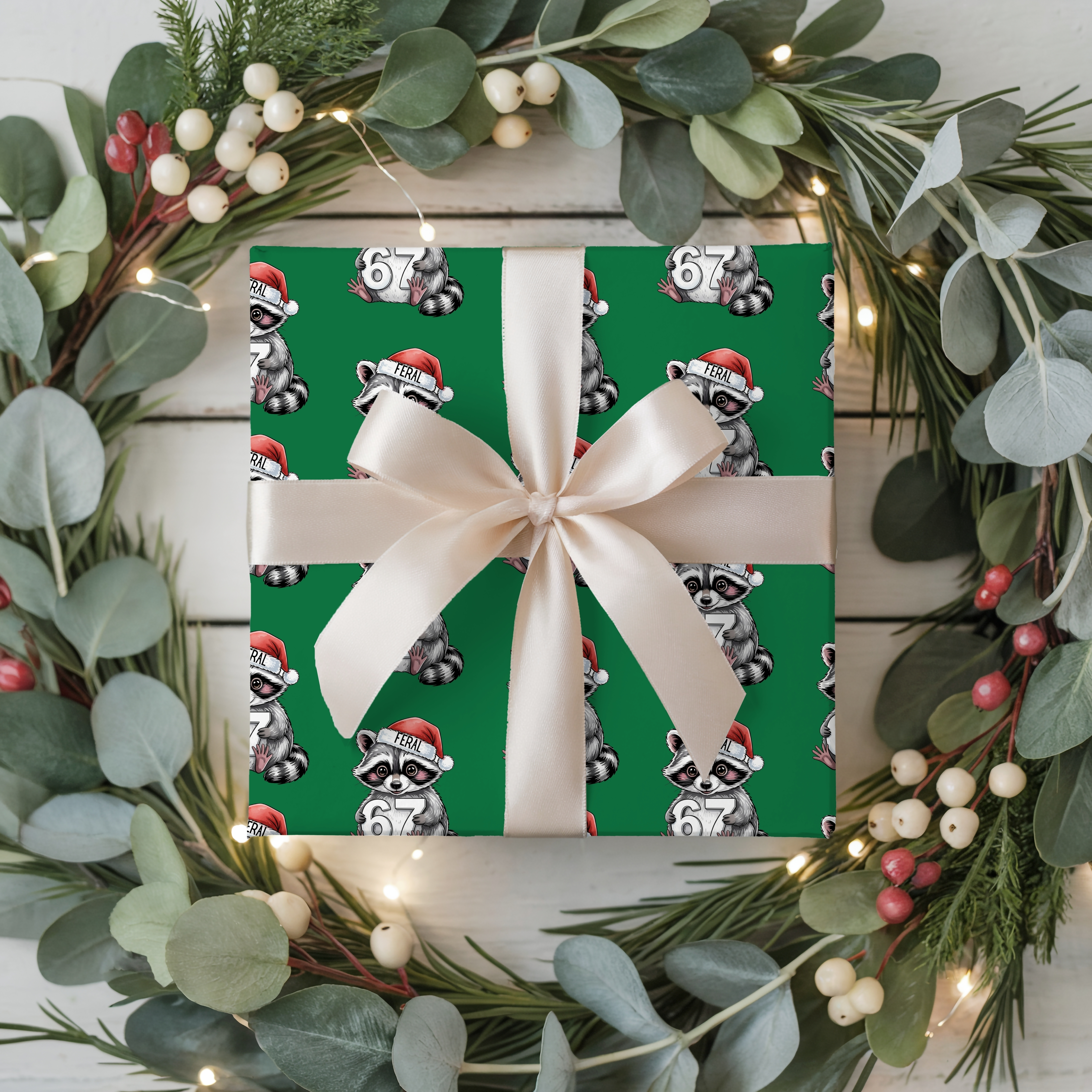 67 Wrapping Paper Holiday Gift Wrapping Paper with Festive Animal Designs product thumbnail image 67 Wrapping Paper Holiday Gift Wrapping Paper with Festive Animal Designs product thumbnail image