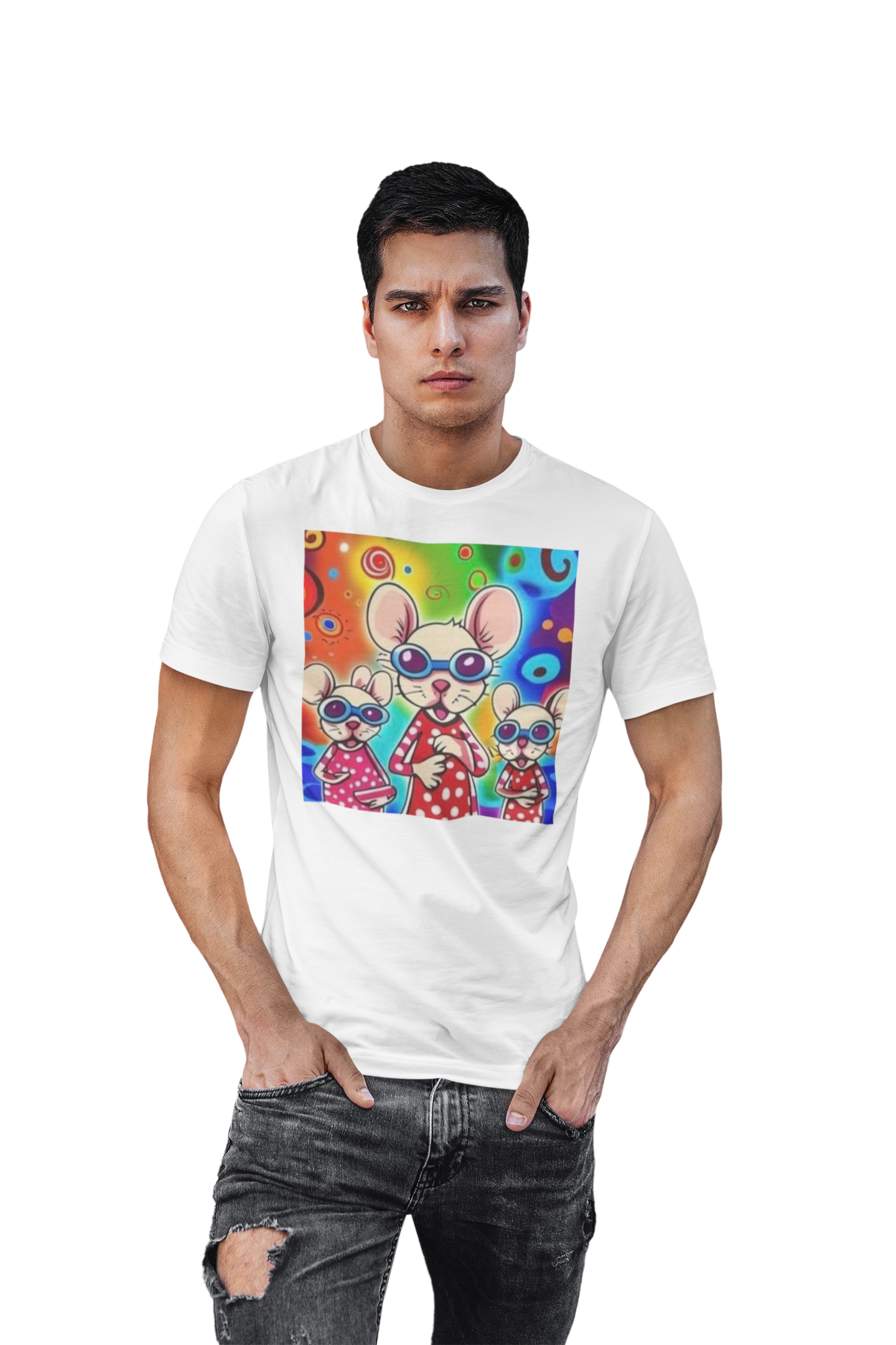 Street-Ready Tee, Unisex T-Shirt for Sneakerheads, Cool Journalists, and Mischief Makers, Cotton Crew Neck Top product thumbnail image