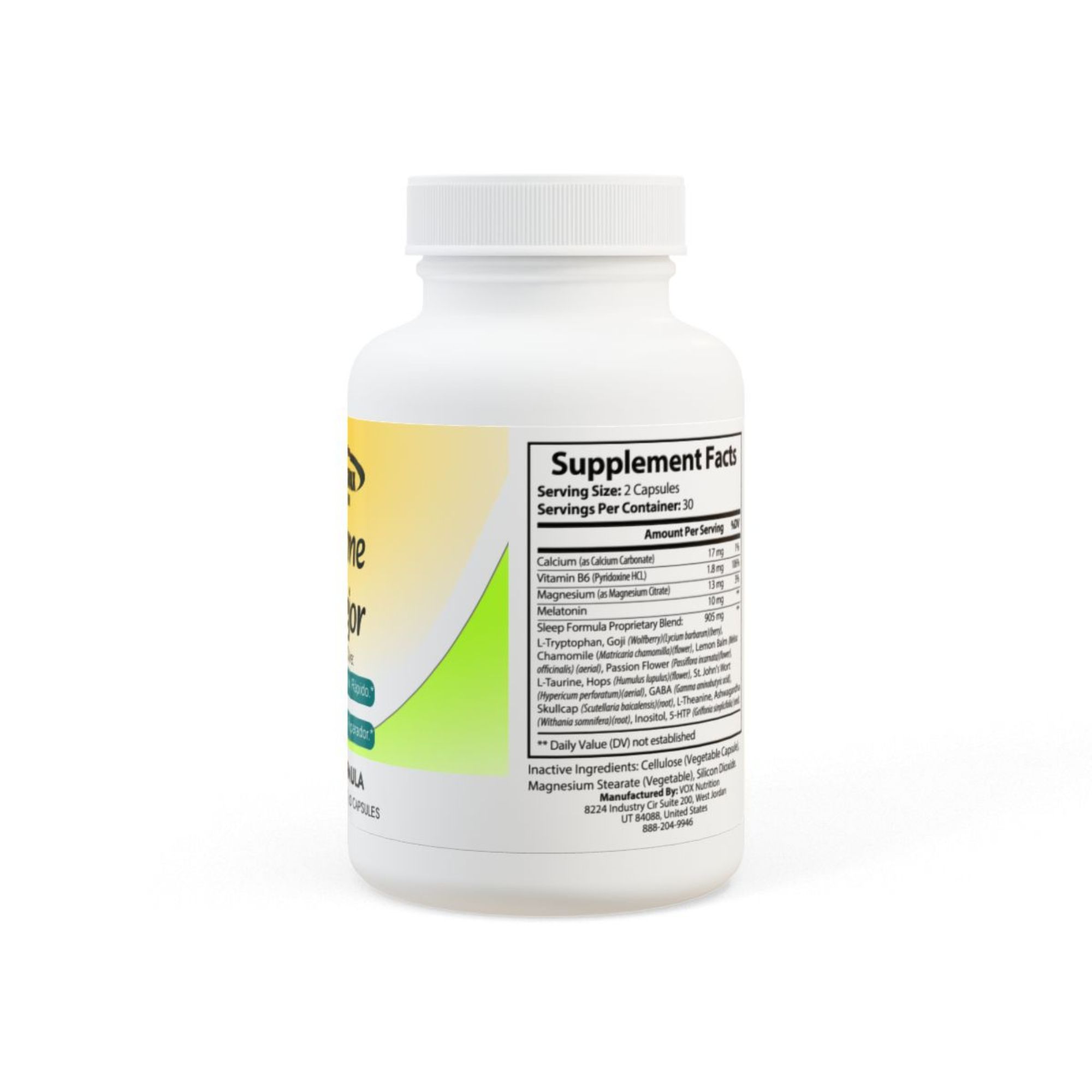 Suplemento para dormir | Pastillas para dormir mejor en capsula. Melatonin 10mg product thumbnail image