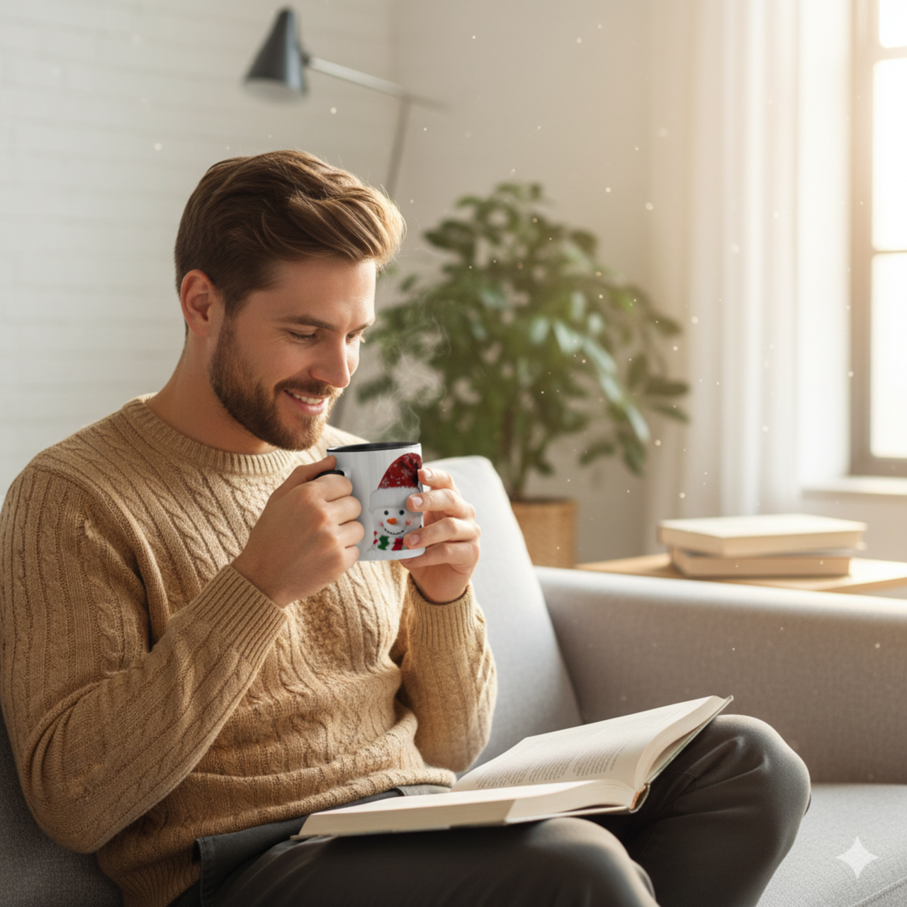 Snowman Holiday Coffee Mug - Perfect Christmas Gift product thumbnail image Snowman Holiday Coffee Mug - Perfect Christmas Gift product thumbnail image