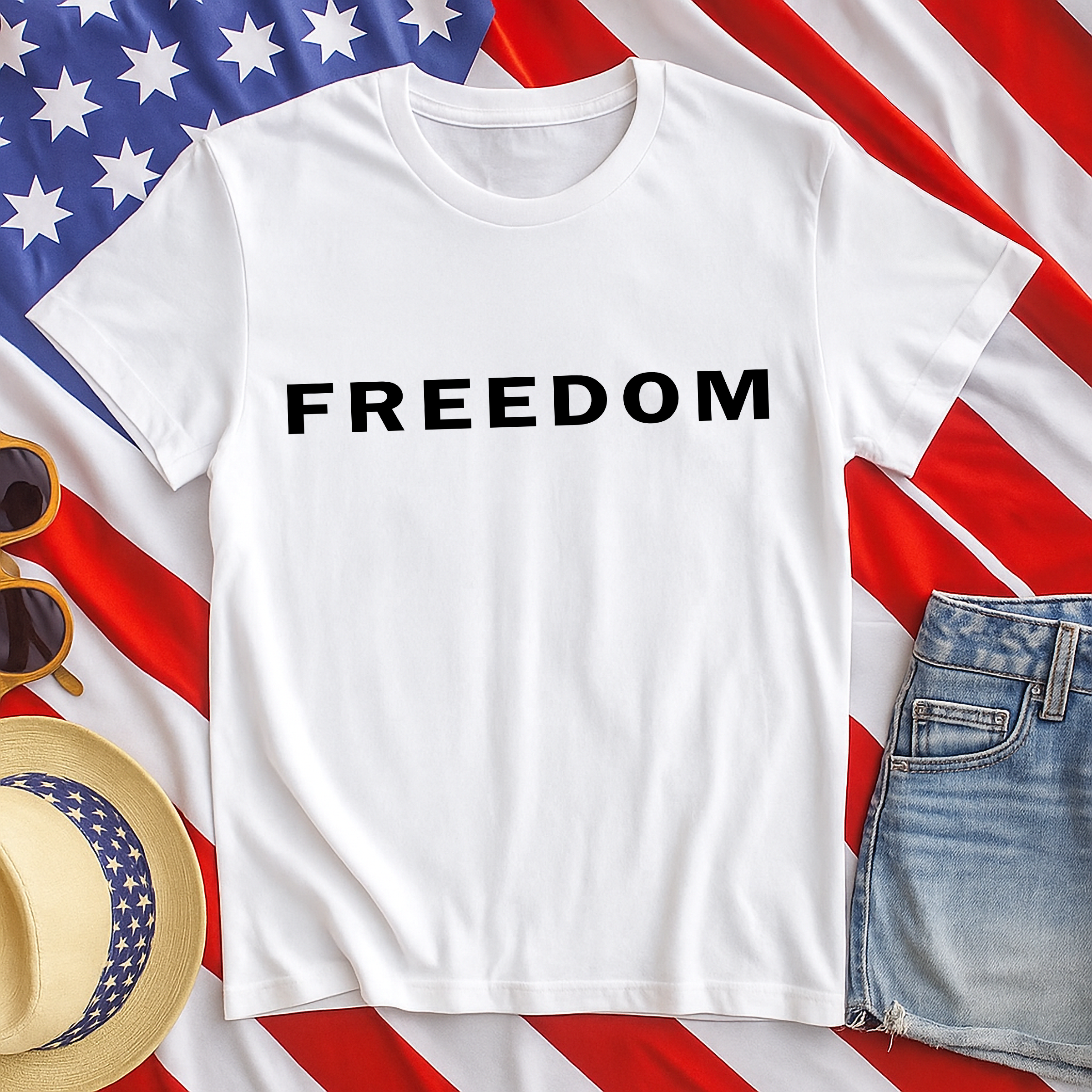 Freedom Shirt, Patriotic Liberty T-Shirt, USA Freedom Gift, Comfort Colors Bella Canvas Gildan, Unisex Top product thumbnail image Freedom Shirt, Patriotic Liberty T-Shirt, USA Freedom Gift, Comfort Colors Bella Canvas Gildan, Unisex Top product thumbnail image