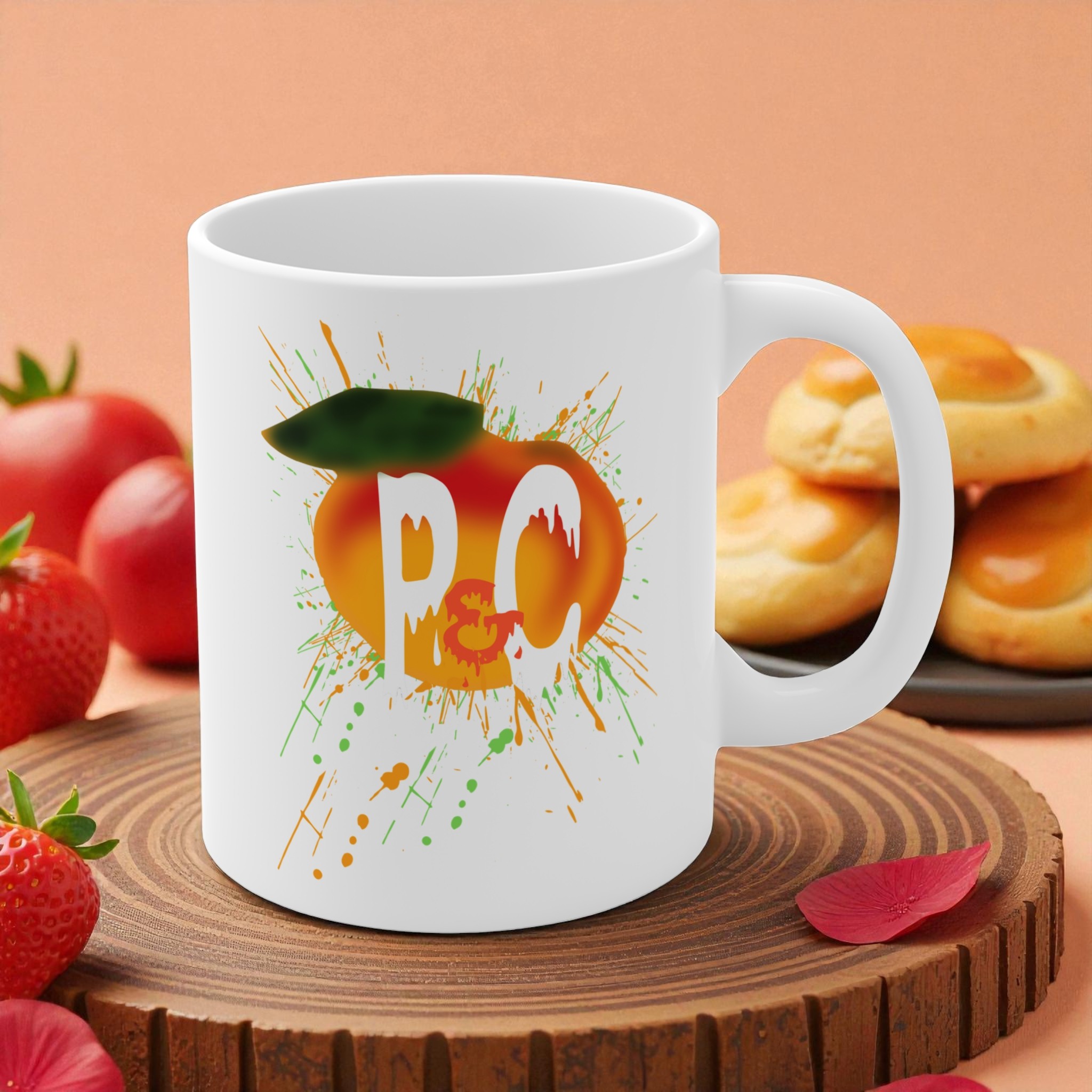  P &amp; C White Ceramic Mug 11oz product thumbnail image