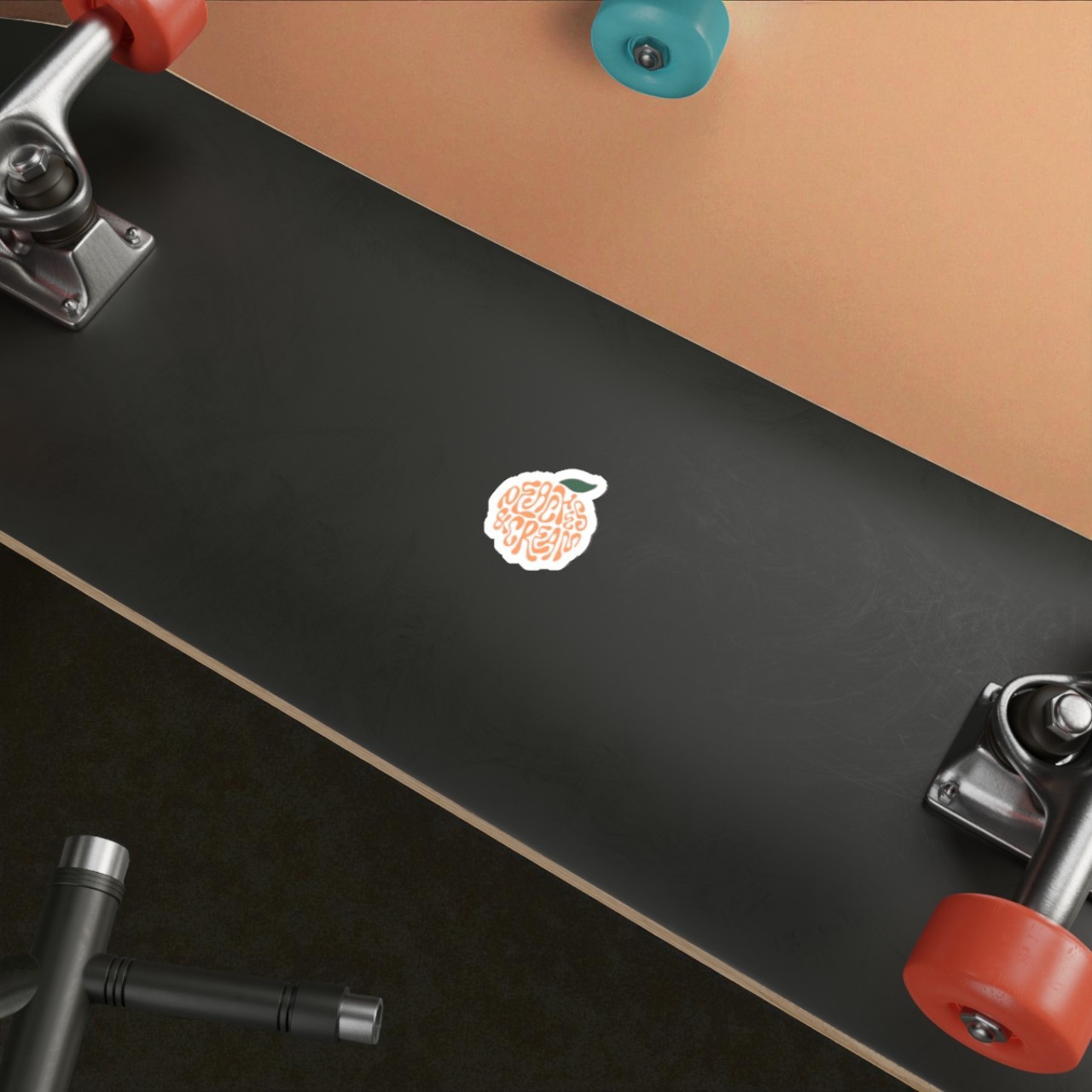 Liquid Fun Peaches and Cream Die-Cut Stickers product thumbnail image