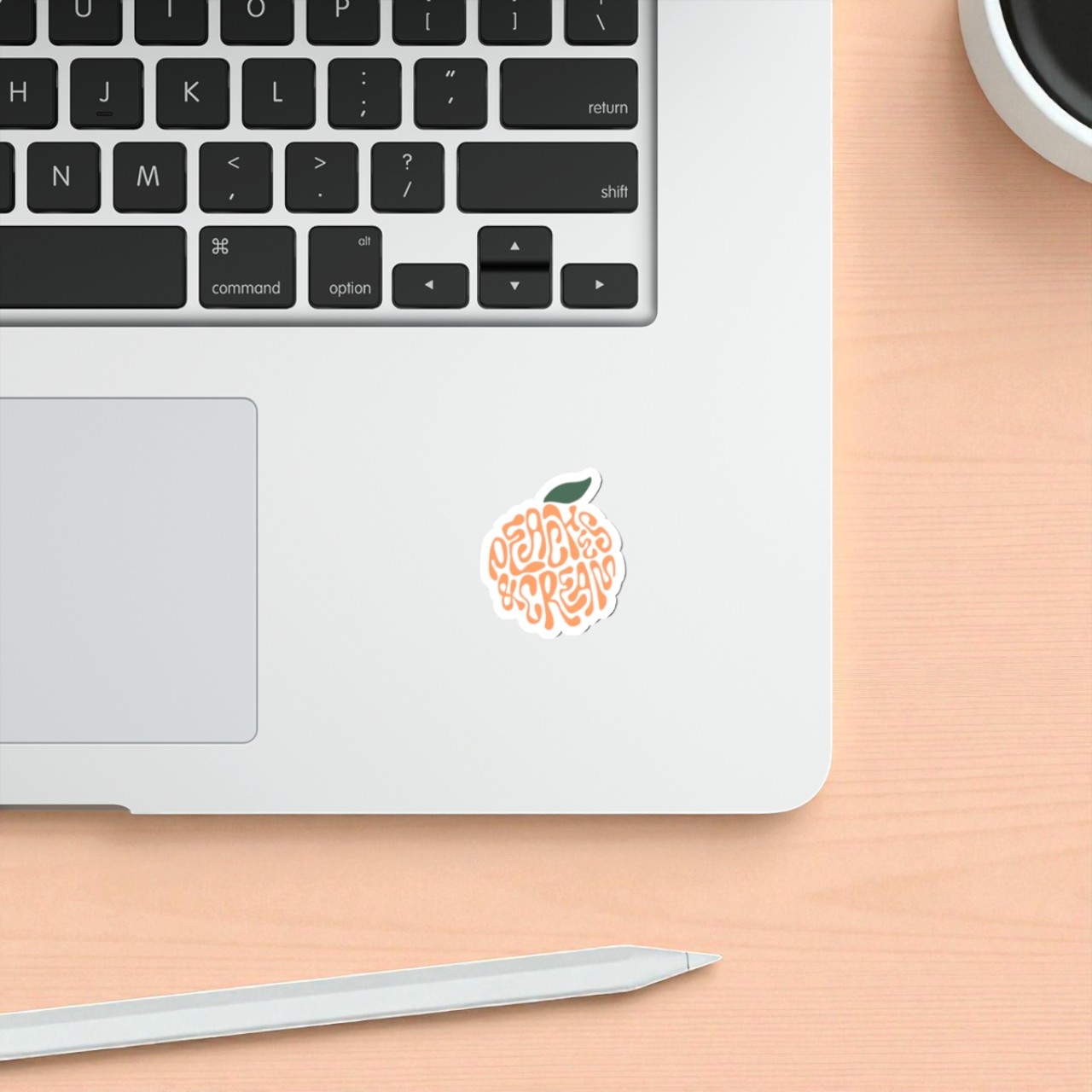 Liquid Fun Peaches and Cream Die-Cut Stickers product thumbnail image