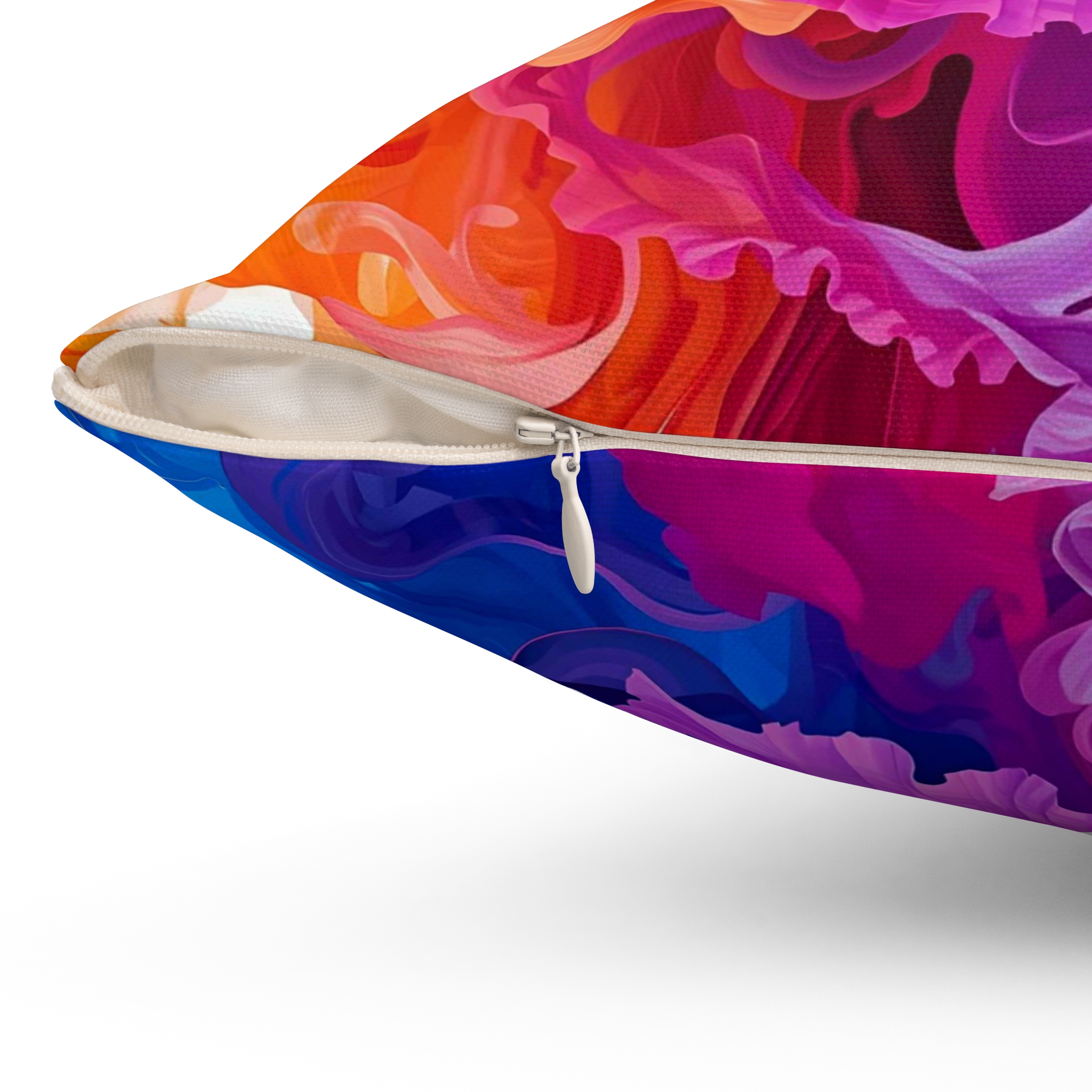 Carnation Abstract Pillow, Colorful Home Decor, Boho Pillow, Unique Gift for Her, Cozy Living Room Accent product thumbnail image