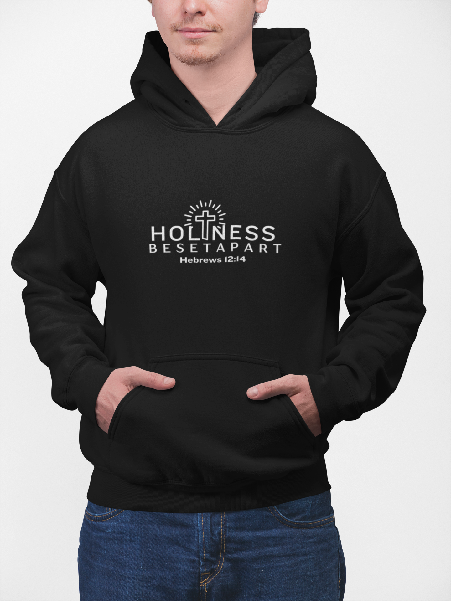 Adult - "Holiness Be Set Apart" Softstyle Sweatshirt product thumbnail image Adult - "Holiness Be Set Apart" Softstyle Sweatshirt product thumbnail image