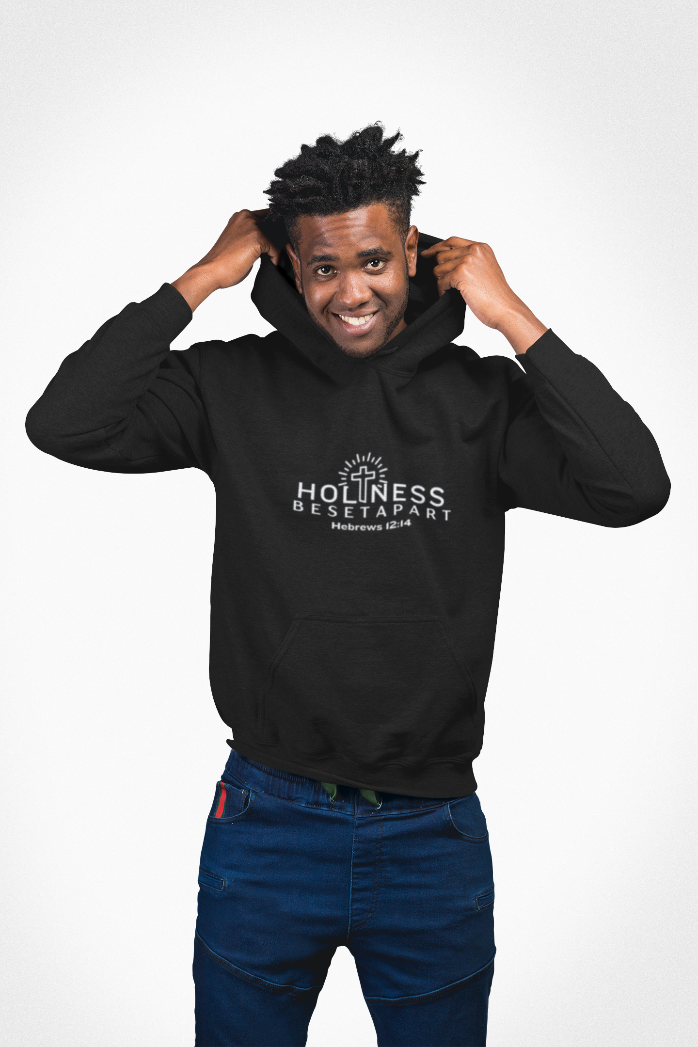 Adult - "Holiness Be Set Apart" Softstyle Sweatshirt product thumbnail image Adult - "Holiness Be Set Apart" Softstyle Sweatshirt product thumbnail image