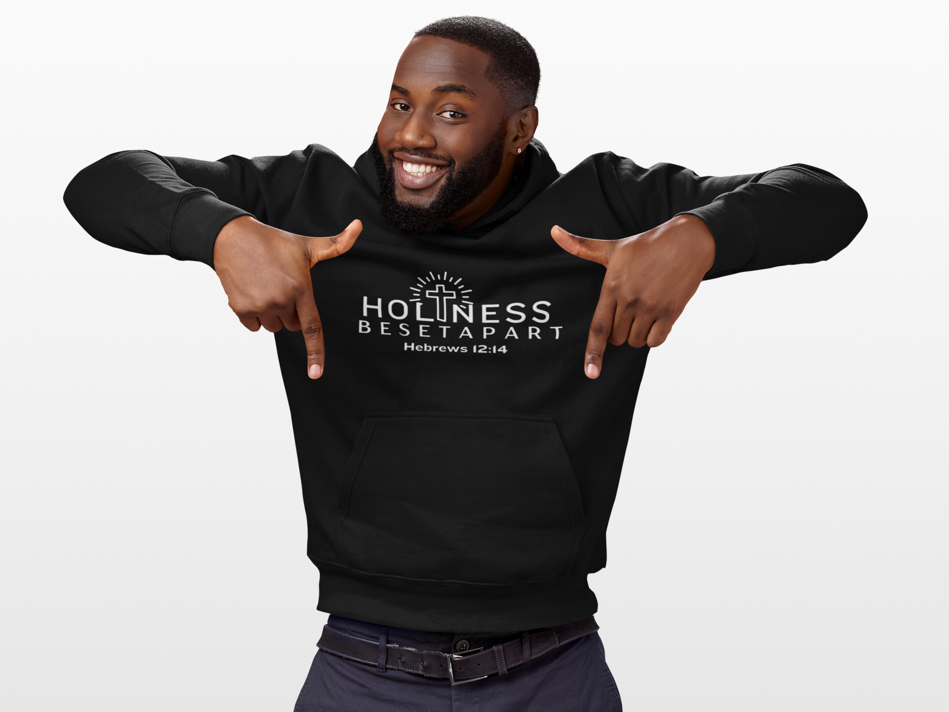 Adult - "Holiness Be Set Apart" Softstyle Sweatshirt product thumbnail image Adult - "Holiness Be Set Apart" Softstyle Sweatshirt product thumbnail image