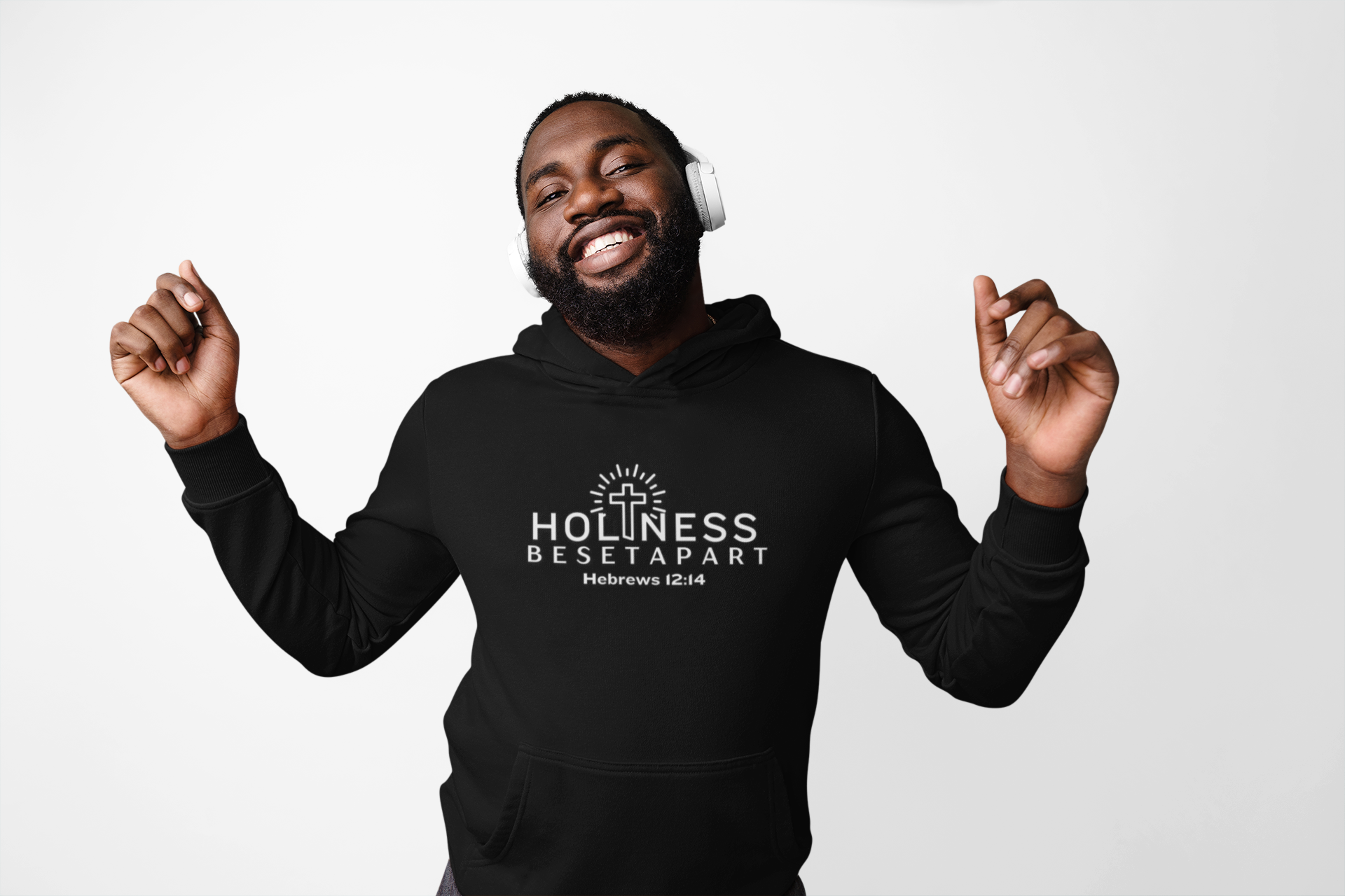 Adult - "Holiness Be Set Apart" Softstyle Sweatshirt product thumbnail image Adult - "Holiness Be Set Apart" Softstyle Sweatshirt product thumbnail image