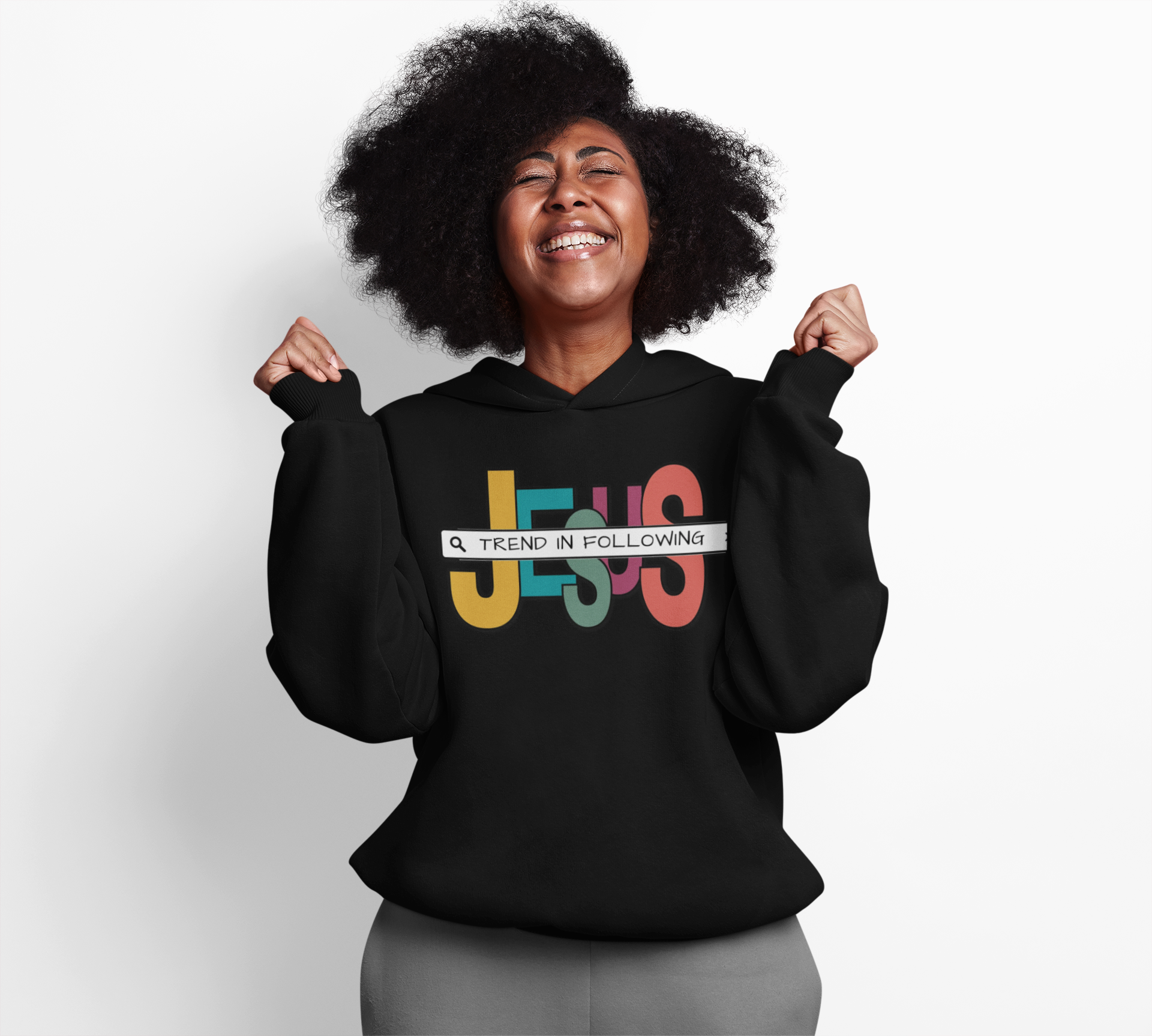 Adult- Trend in Jesus Hoodie product thumbnail image