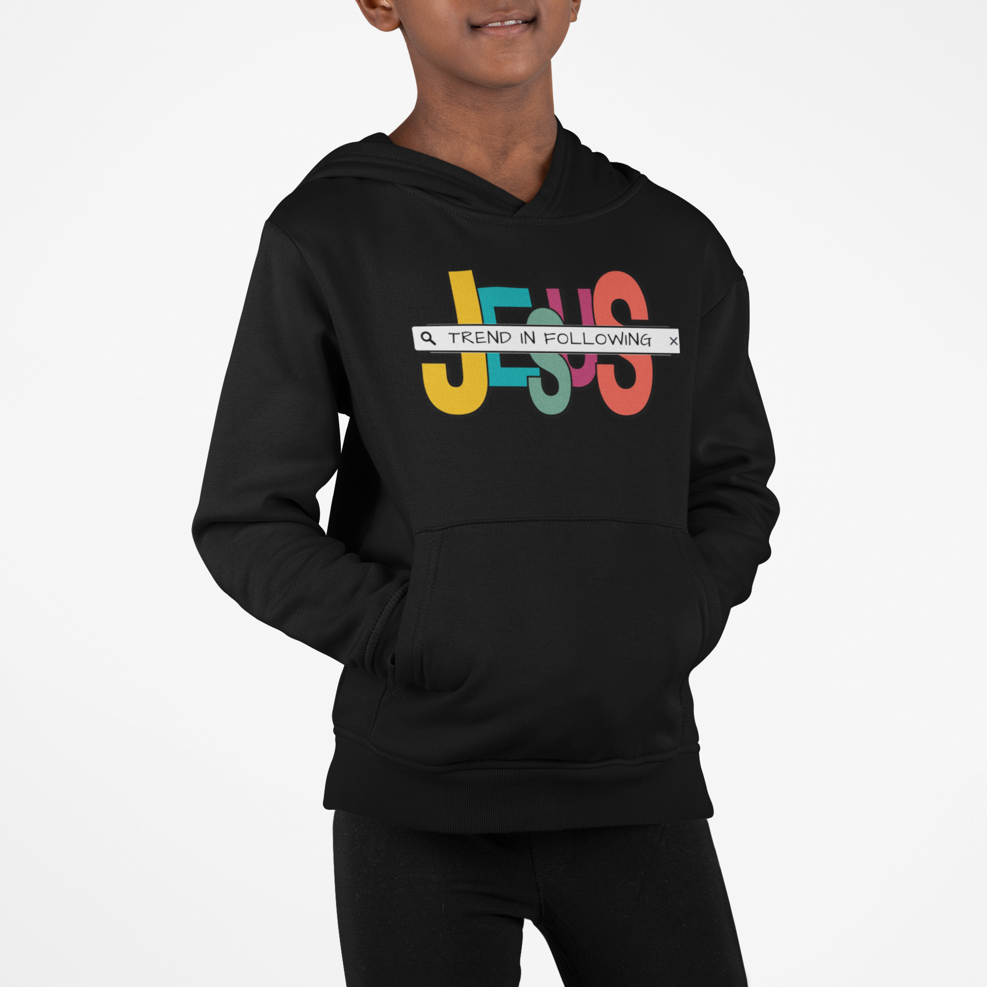 Youth - "Trend in Jesus" Hoodie product thumbnail image