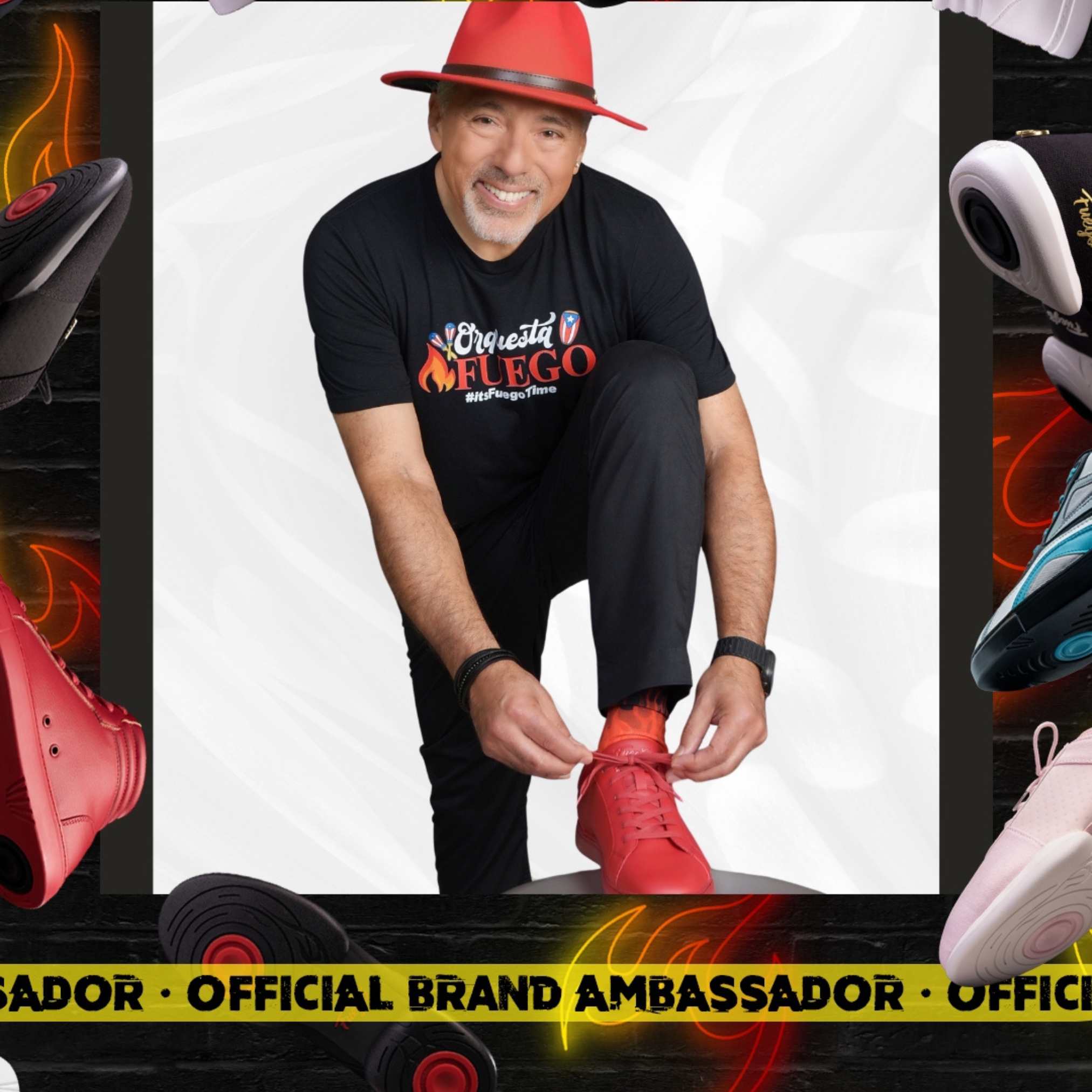 Orquesta Fuego Unisex Triblend Tee - Music Lover Graphic Tee product thumbnail image