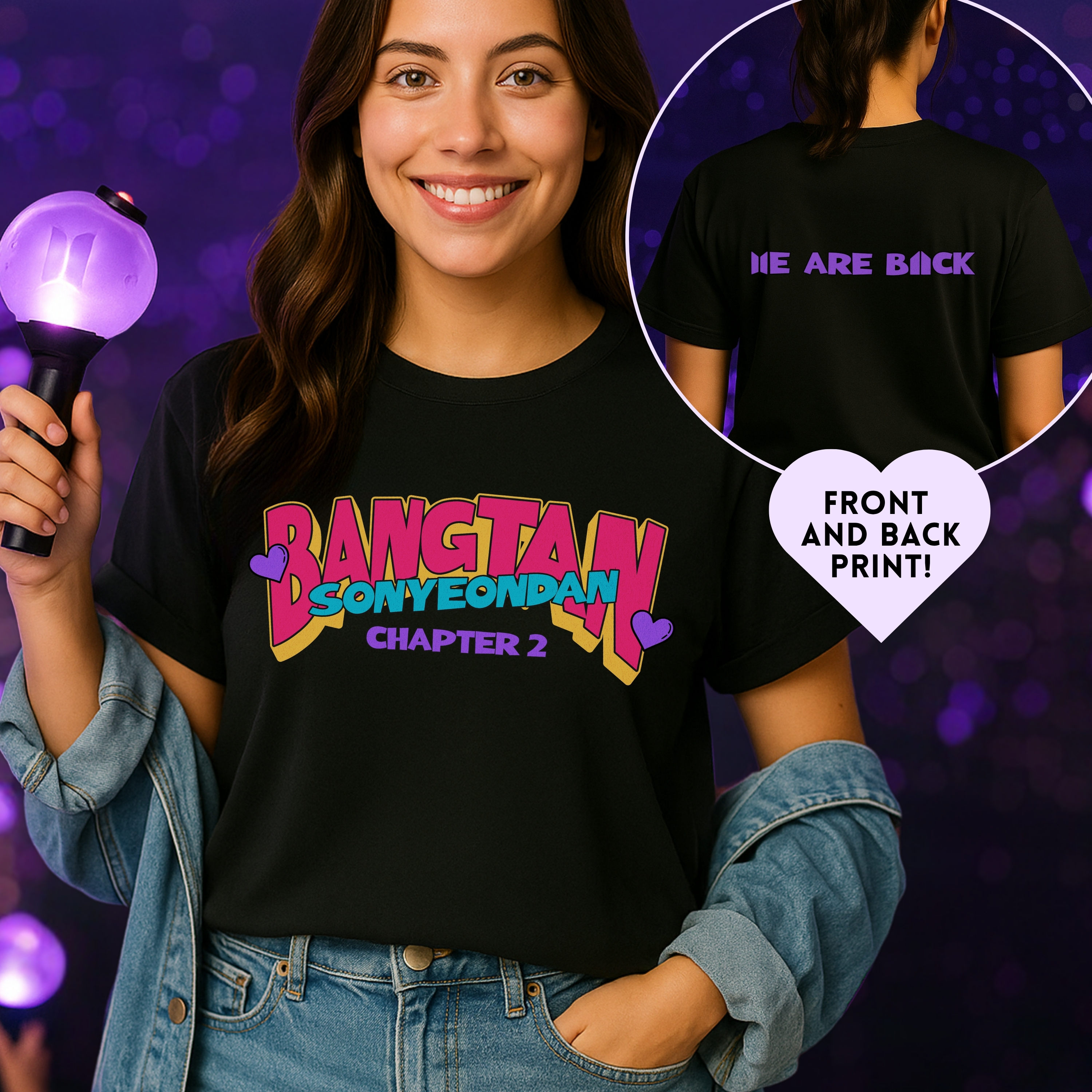 Chapter 2 Unisex Tee, Printed on Front and Back, Designed for Army, by Army product thumbnail image Chapter 2 Unisex Tee, Printed on Front and Back, Designed for Army, by Army product thumbnail image