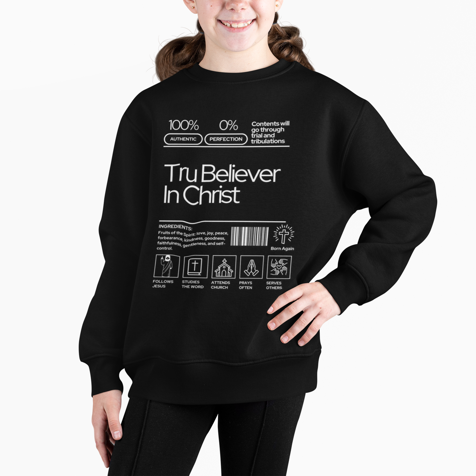 Kid's - "Tru Believer" Sweatshirt product thumbnail image Kid's - "Tru Believer" Sweatshirt product thumbnail image
