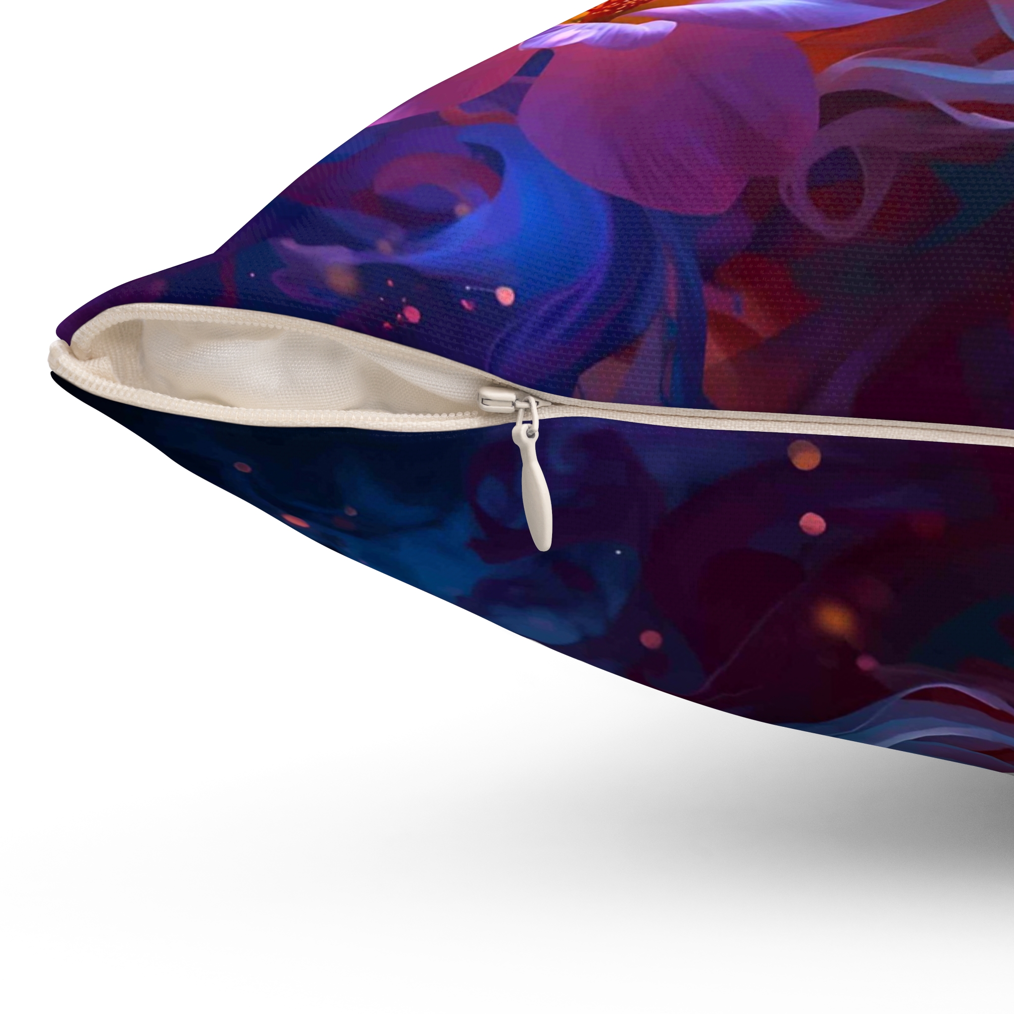 Dreamy Floral Decorative Pillow, Floral Accent Cushion for Home, Spring Decor, Cozy Living Room, Gift for Flower Lovers product thumbnail image