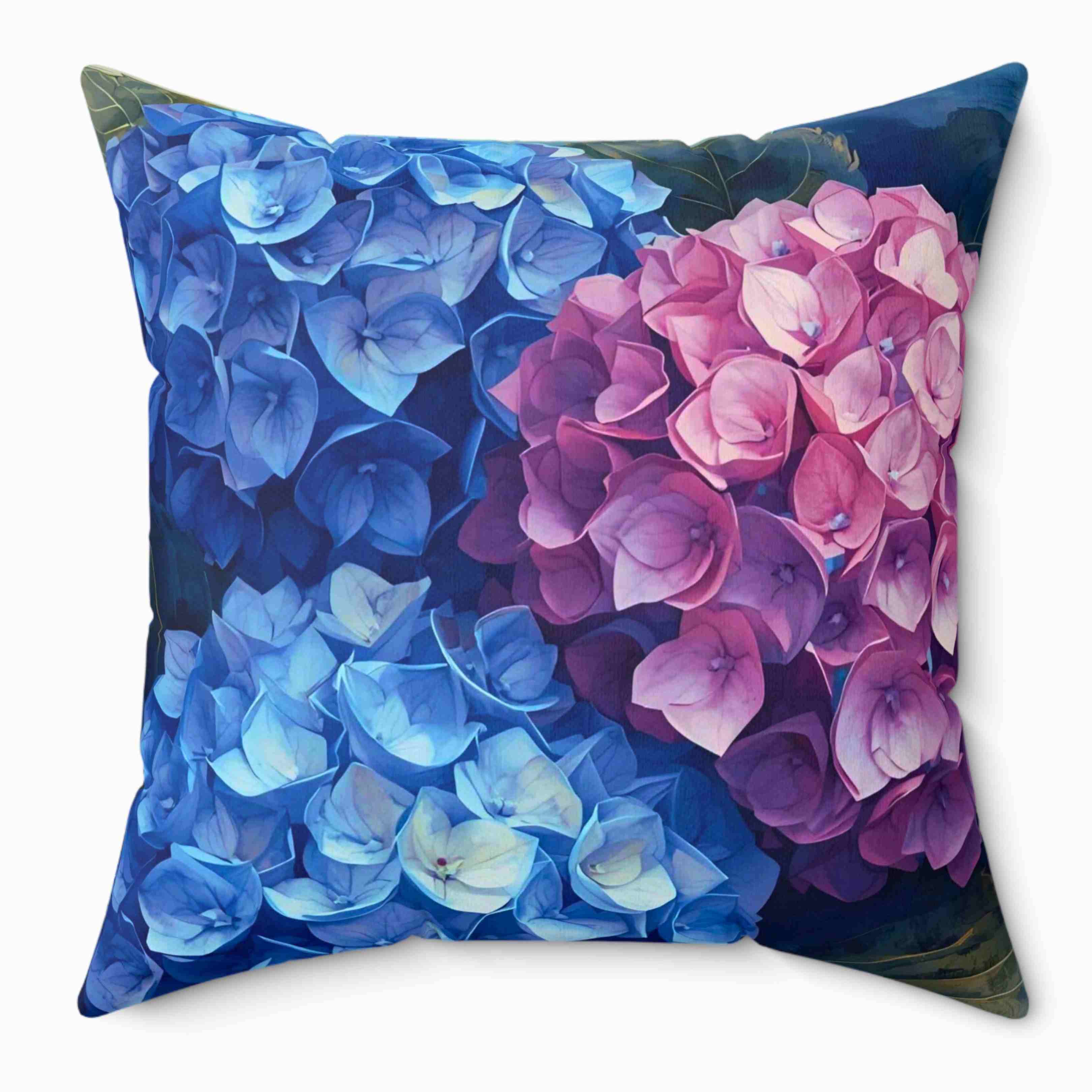 Hydrangea Art | Floral Decorative Pillow | Home Decor, Couch Cushion, Gift for Her, Living Room Accent, Spring Accent product thumbnail image
