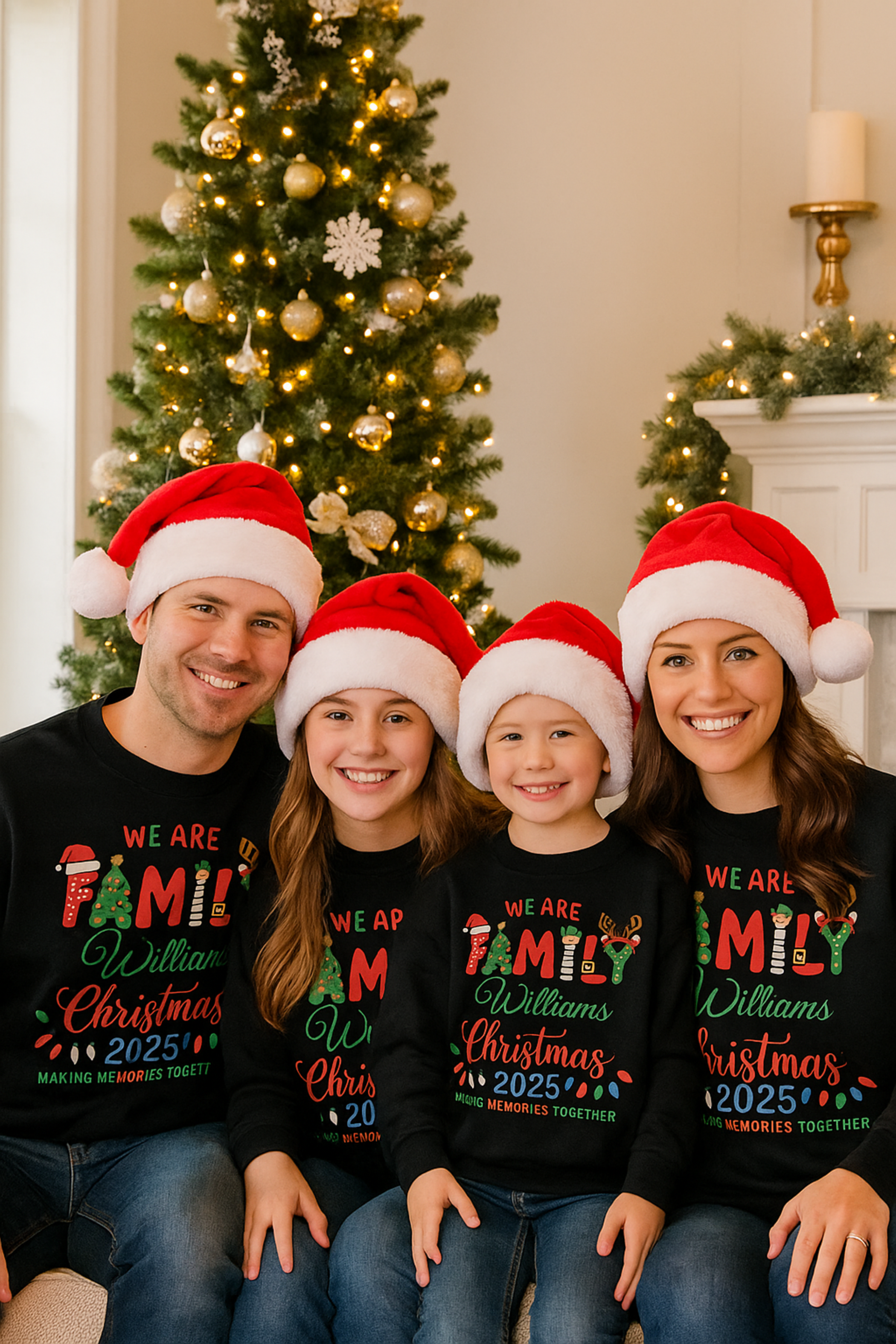 Personalized Matching Family Christmas Sweatshirt - 2025 Edition product thumbnail image Personalized Matching Family Christmas Sweatshirt - 2025 Edition product thumbnail image