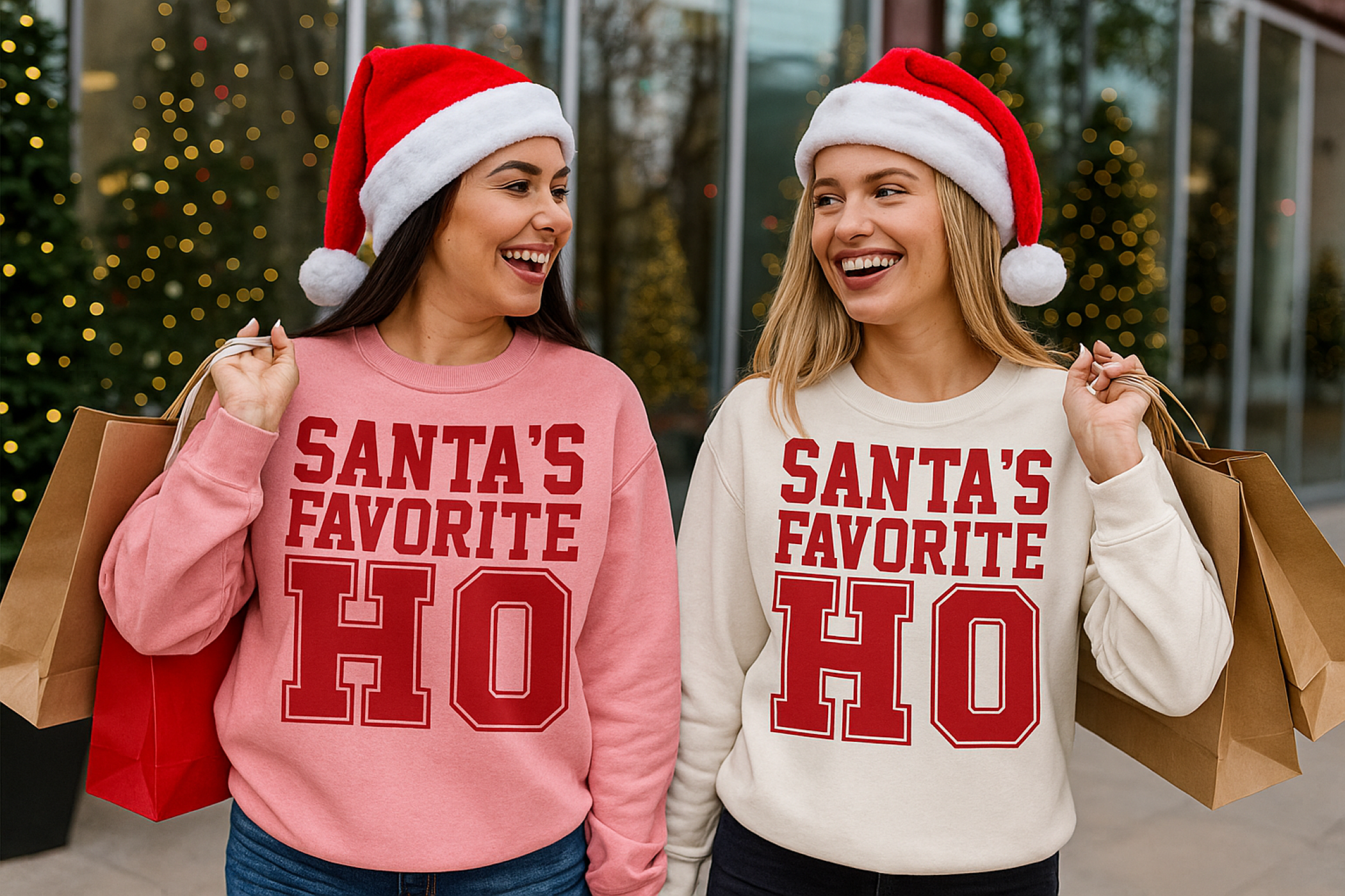 Santa's Favorite Unisex Crewneck Sweatshirt product thumbnail image Santa's Favorite Unisex Crewneck Sweatshirt product thumbnail image