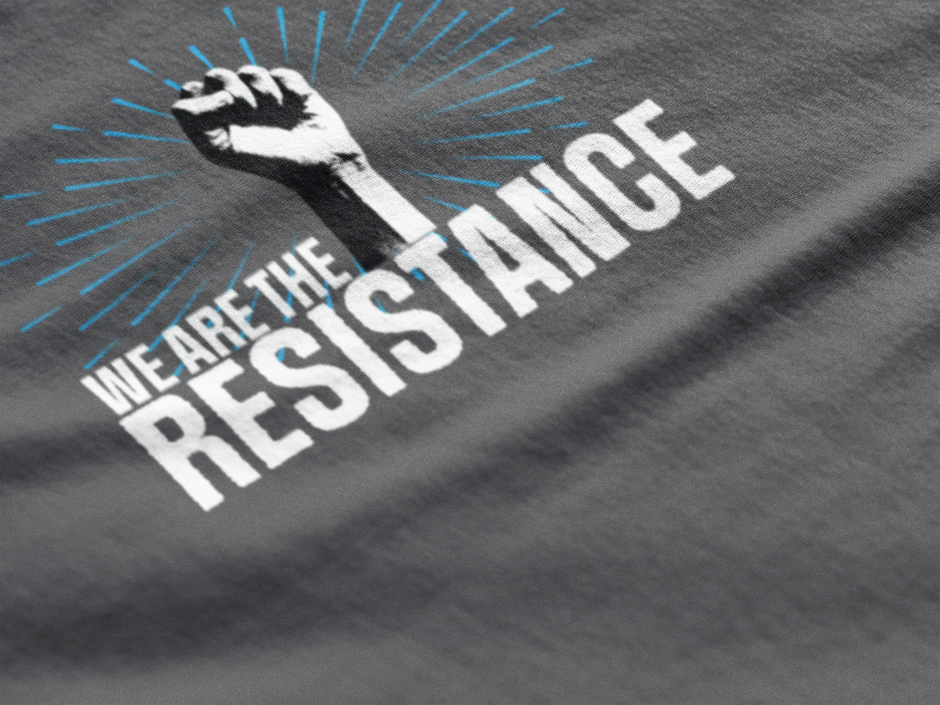 We Are the Resistance Protest Ultra Soft Unisex Graphic T-Shirt product thumbnail image We Are the Resistance Protest Ultra Soft Unisex Graphic T-Shirt product thumbnail image