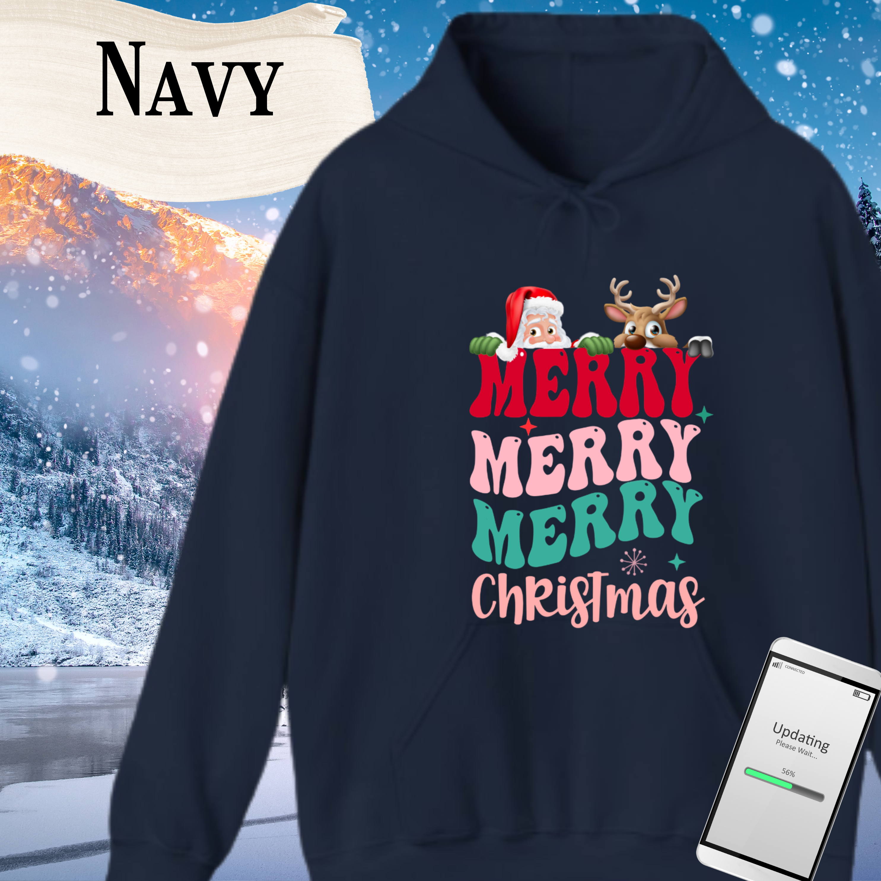 Christmas Hooded Sweatshirt product thumbnail image Christmas Hooded Sweatshirt product thumbnail image