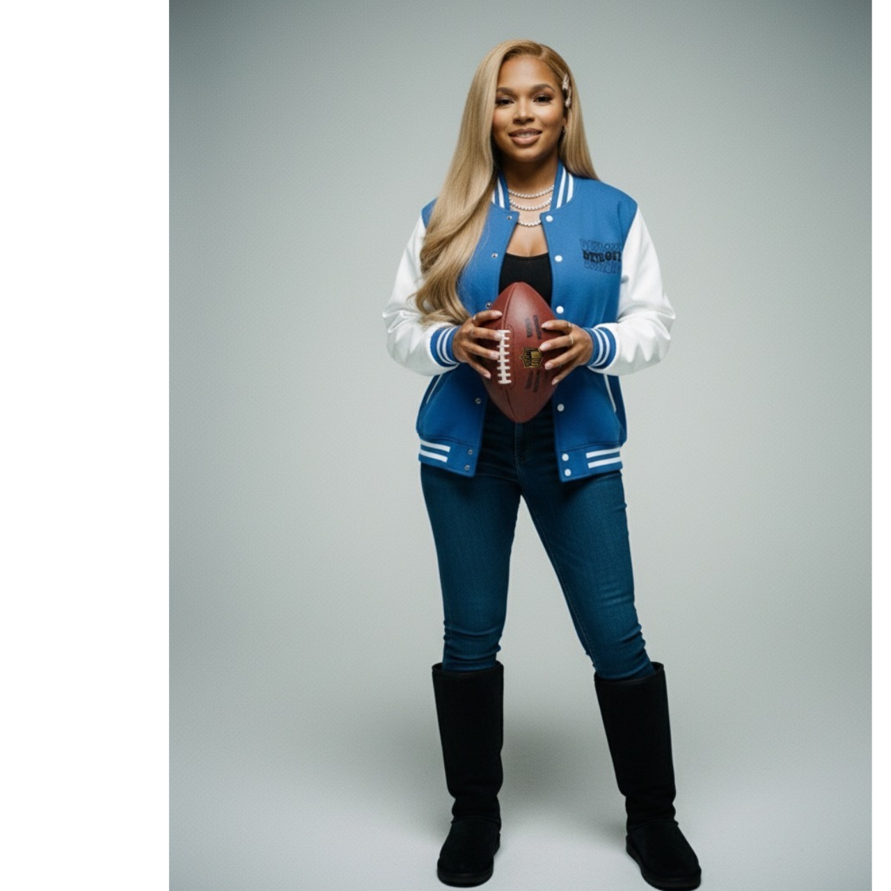 Detroit lion Unisex Heavyweight Letterman Jacket product thumbnail image Detroit lion Unisex Heavyweight Letterman Jacket product thumbnail image