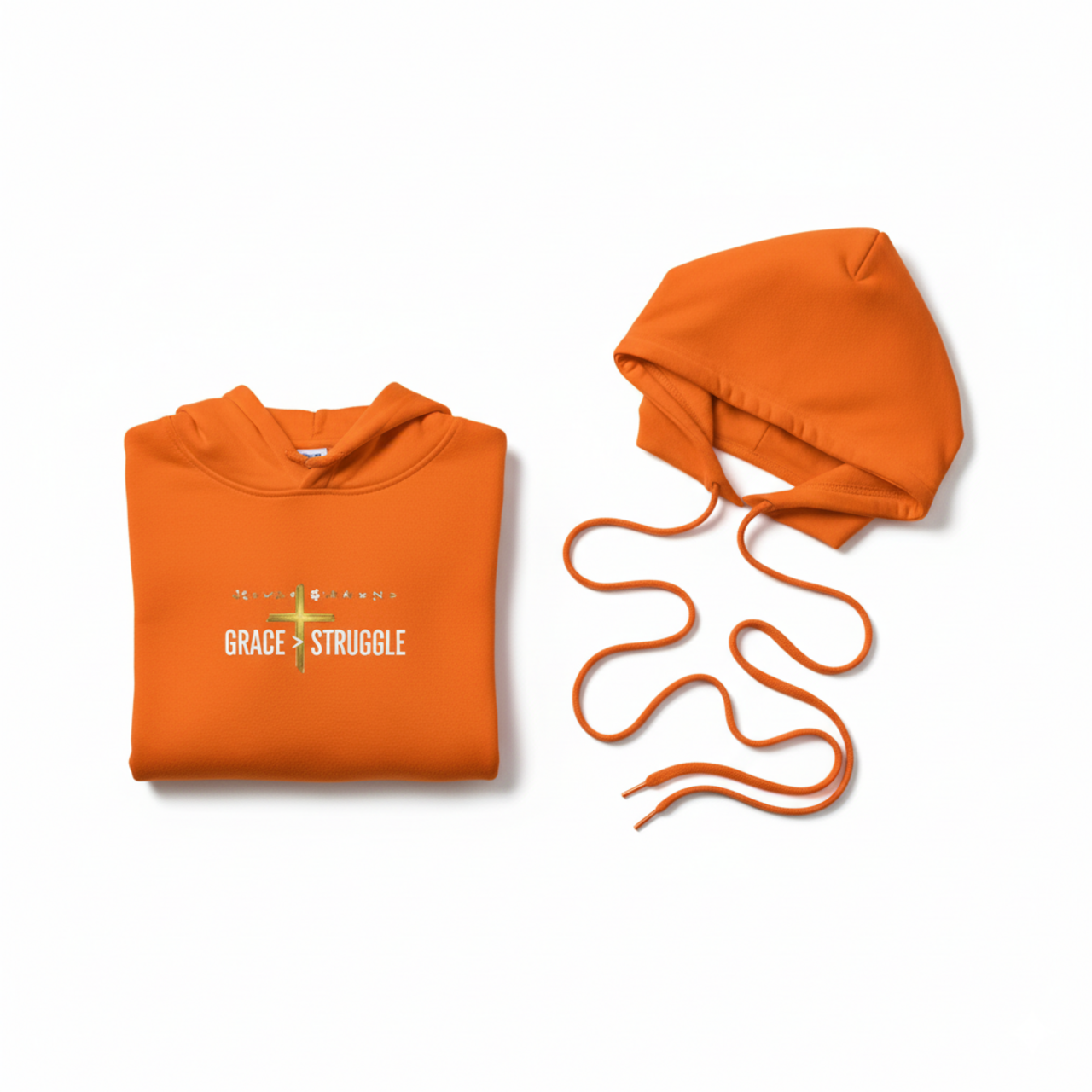 Kids Hoodie - Grace & Struggle Orange Pullover for Young Dreamers product thumbnail image Kids Hoodie - Grace & Struggle Orange Pullover for Young Dreamers product thumbnail image