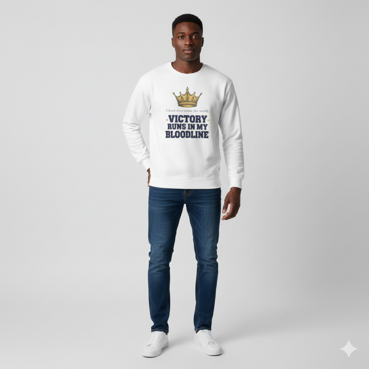 Victory Runs in My Bloodline Crewneck Sweatshirt product thumbnail image Victory Runs in My Bloodline Crewneck Sweatshirt product thumbnail image
