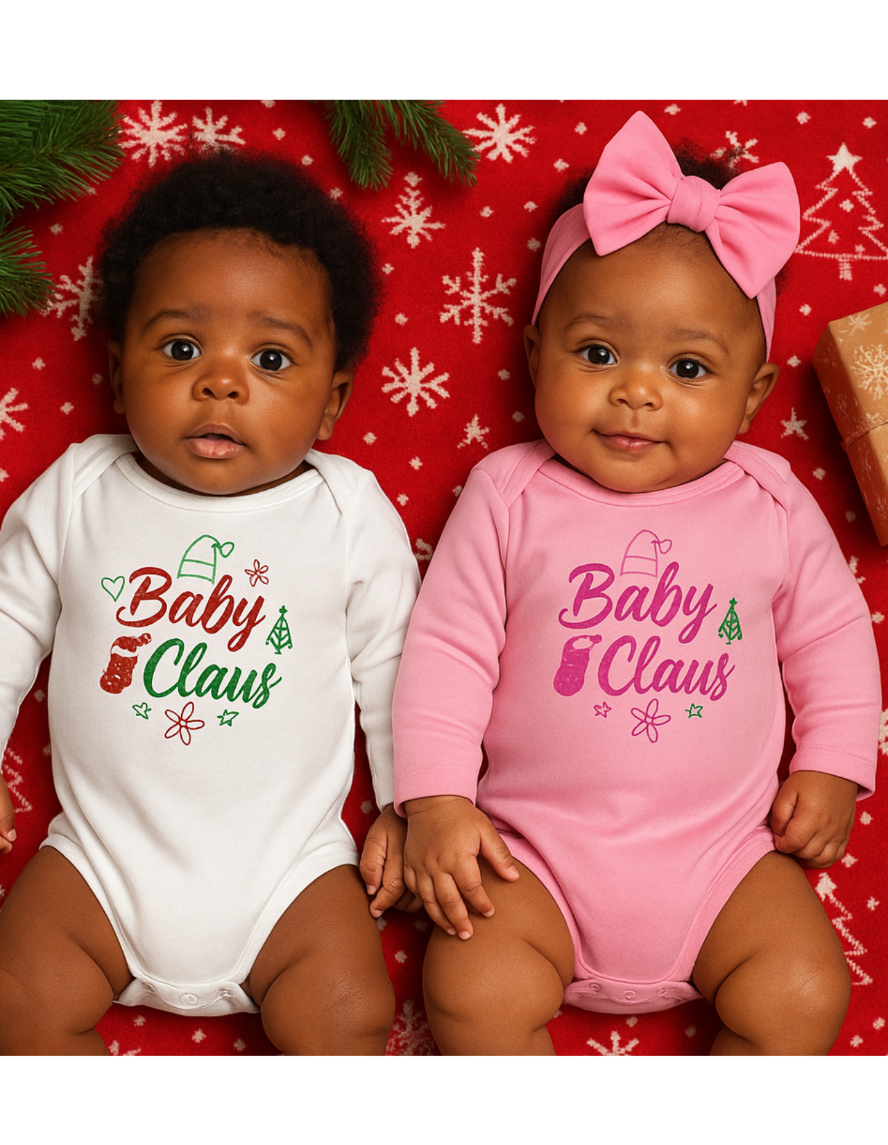 Baby Claus Long Sleeve Bodysuit | Cute Holiday Infant Outfit Baby Claus Long Sleeve Bodysuit | Cute Holiday Infant Outfit