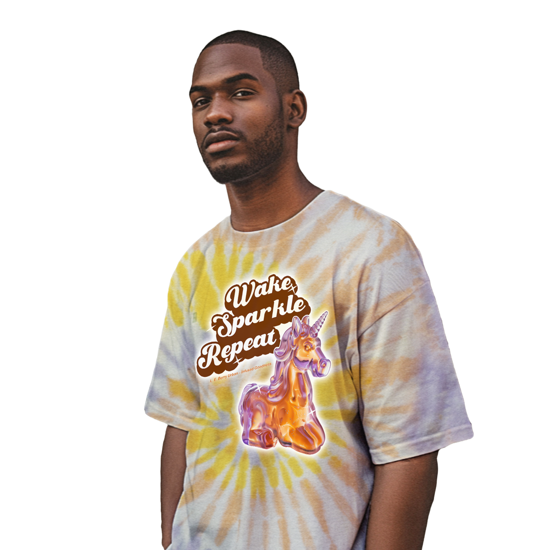 Tie Dye Unicorn Gummy Tee product thumbnail image