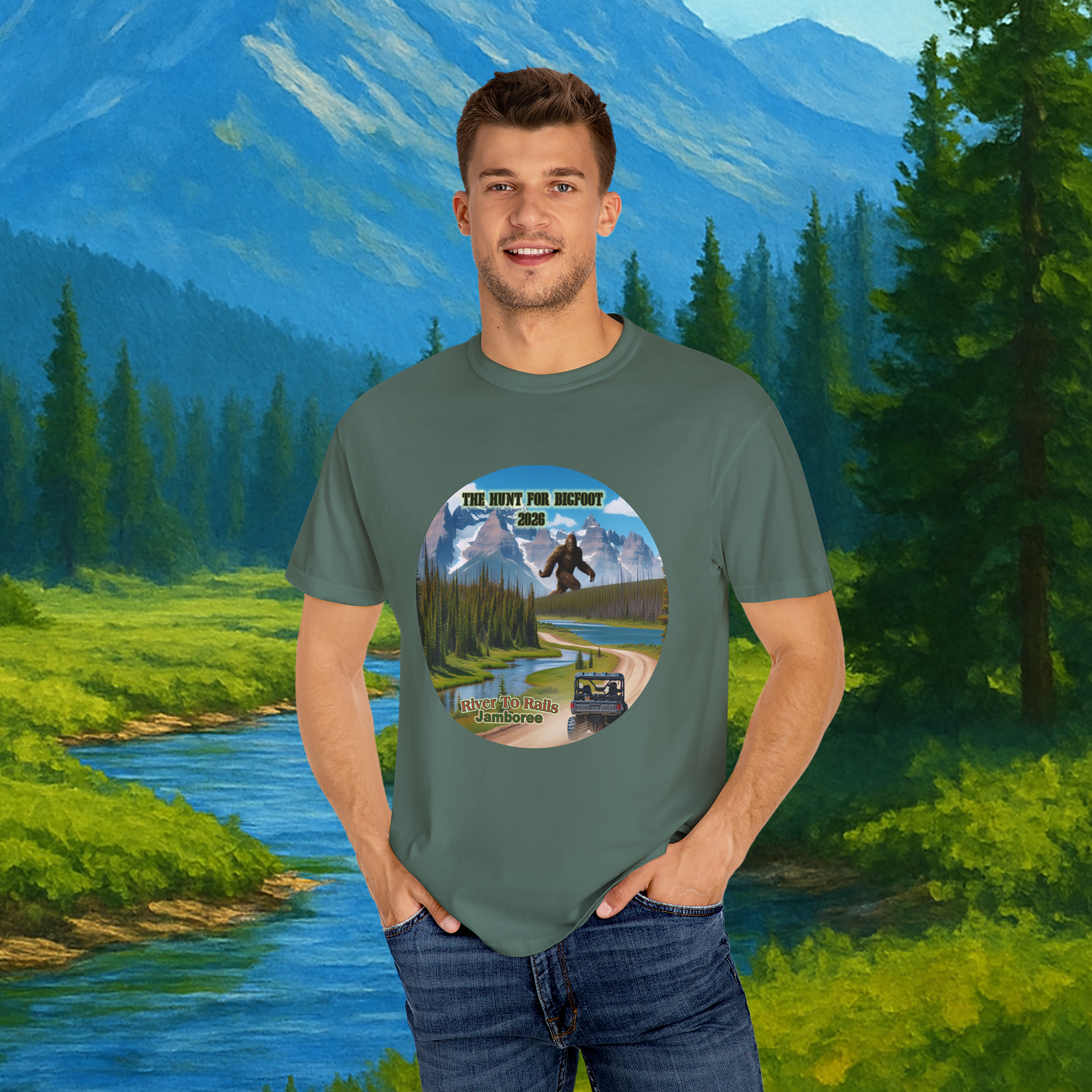 The Official Hunt for Bigfoot 2026 T-Shirt product thumbnail image The Official Hunt for Bigfoot 2026 T-Shirt product thumbnail image
