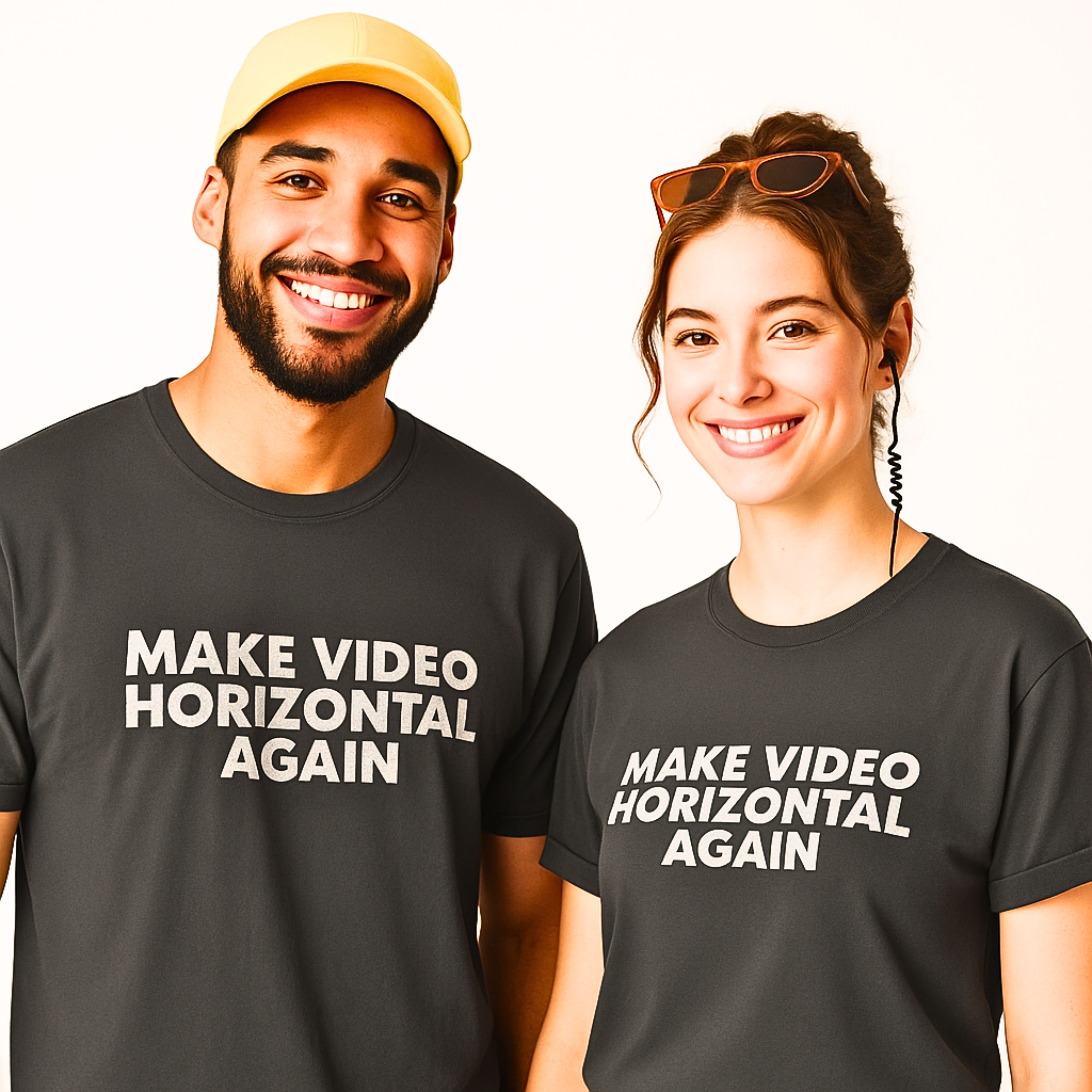 Make Video Horizontal Again Shirt for Filmmakers and Film fans product thumbnail image Make Video Horizontal Again Shirt for Filmmakers and Film fans product thumbnail image