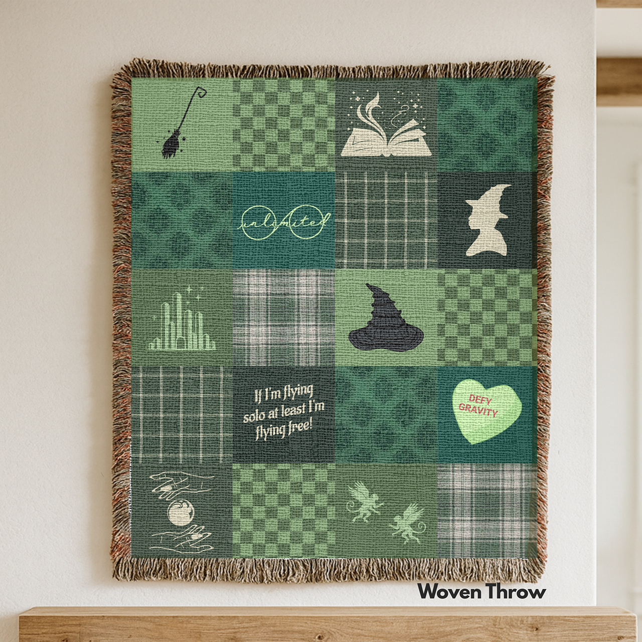 Elphaba: Wicked-Inspired Throw Blanket