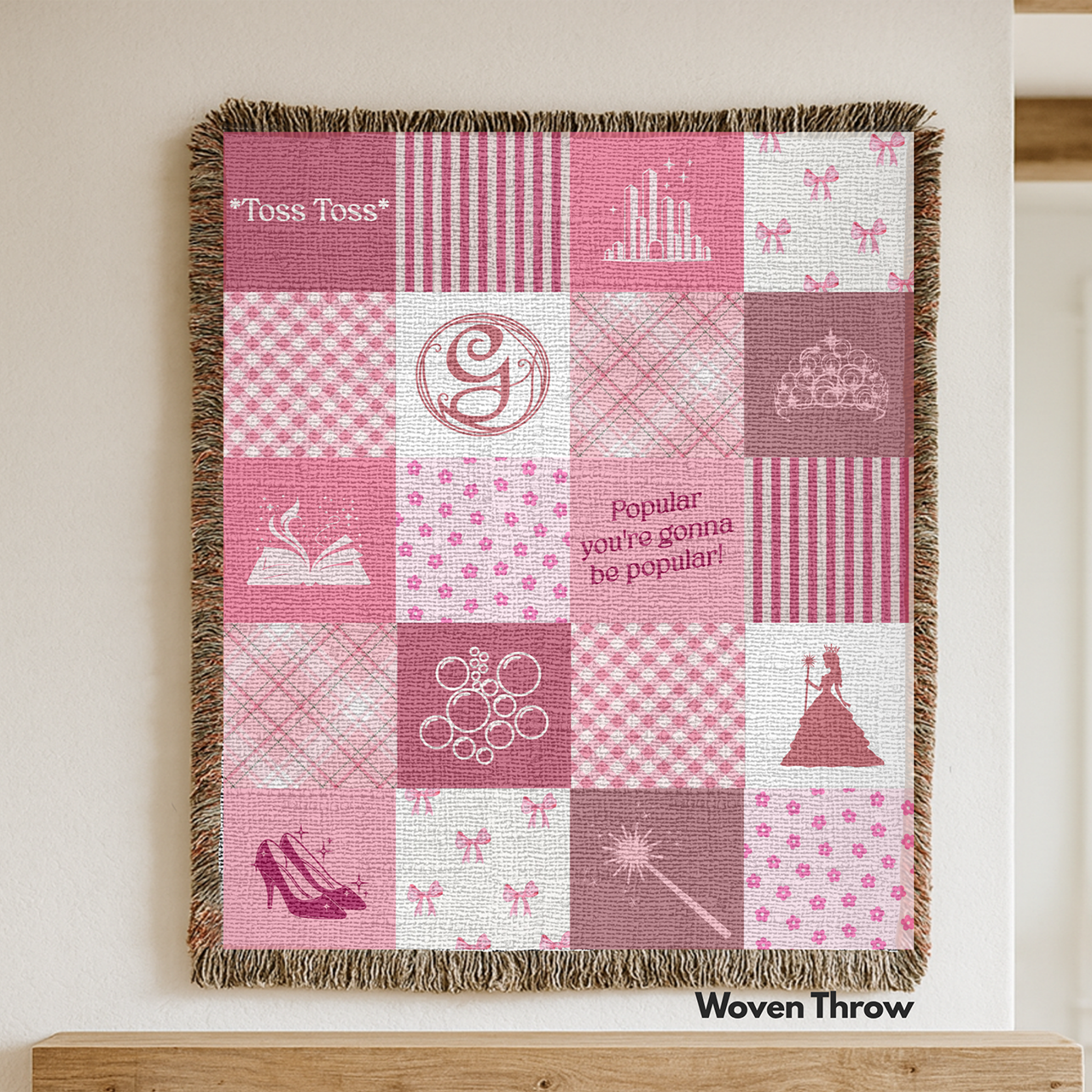 Glinda: Wicked-Inspired Throw Blanket