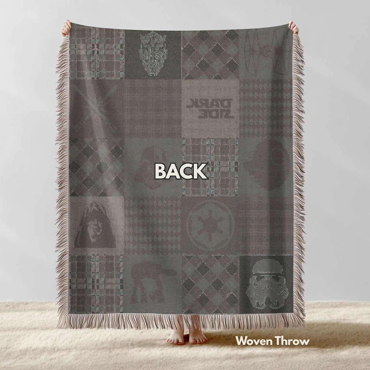 Upside Down: Stranger Things Inspired Woven Throw Blanket product thumbnail image