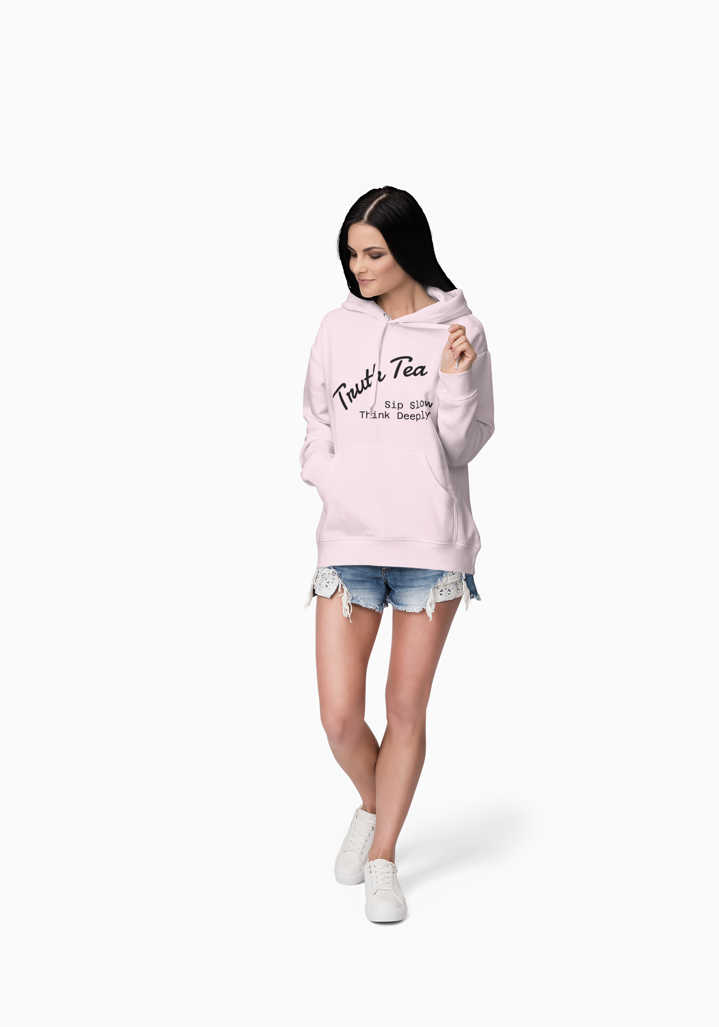 Unisex “Truth Tea – Sip Slow, Think Deeply” Gildan Heavy Blend™ Hoodie | Soft Cotton-Poly Comfort | Brooklyn 2 Ohio Apparel product thumbnail image