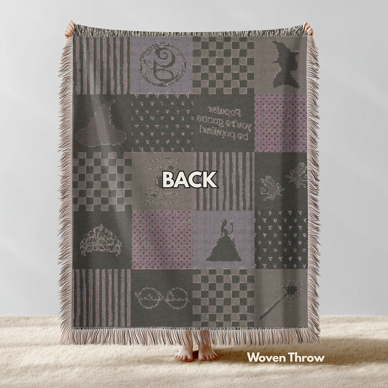 Wicked: Movie-Inspired Woven Throw Blanket product thumbnail image