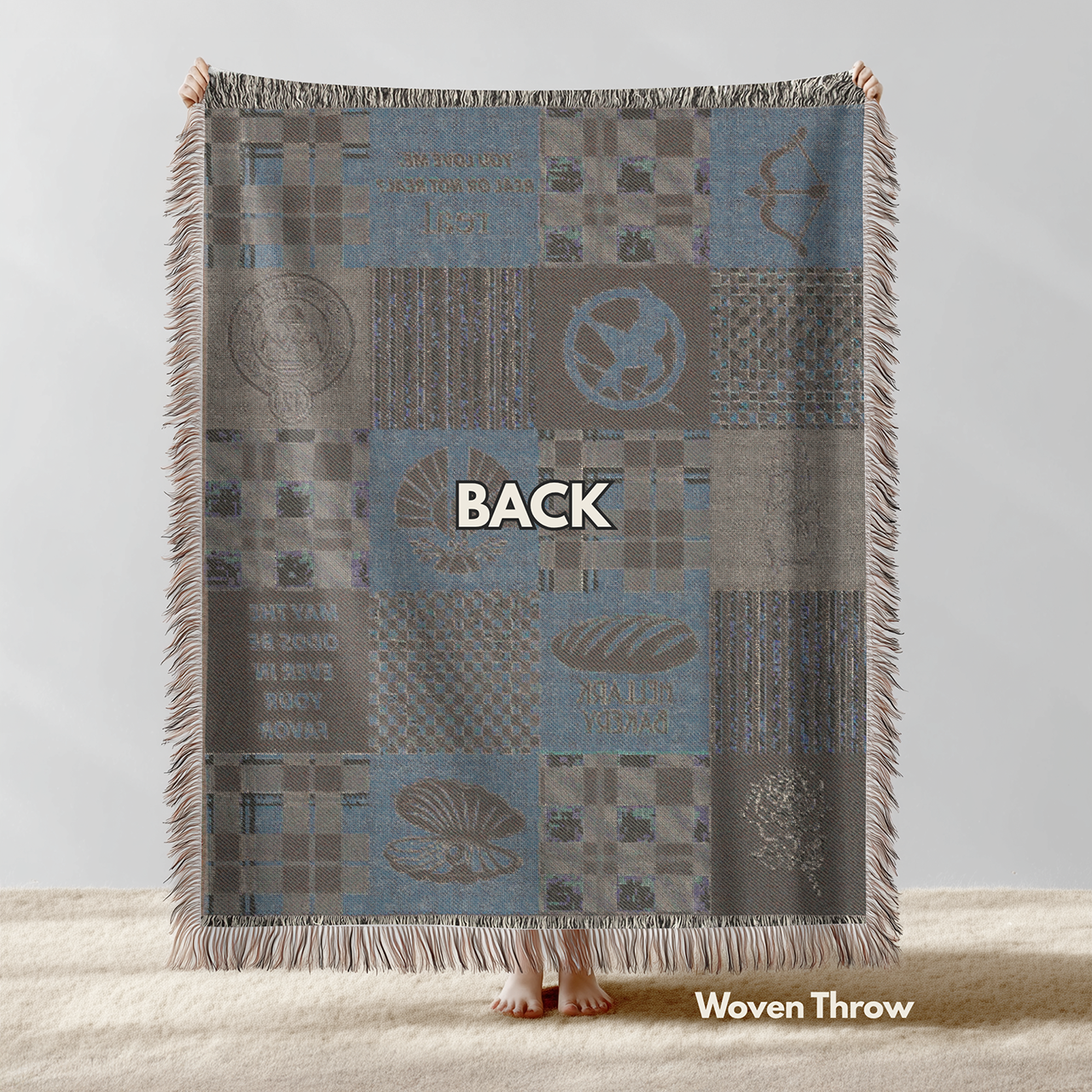 The Games: Hunger Games Inspired Throw Blanket product thumbnail image