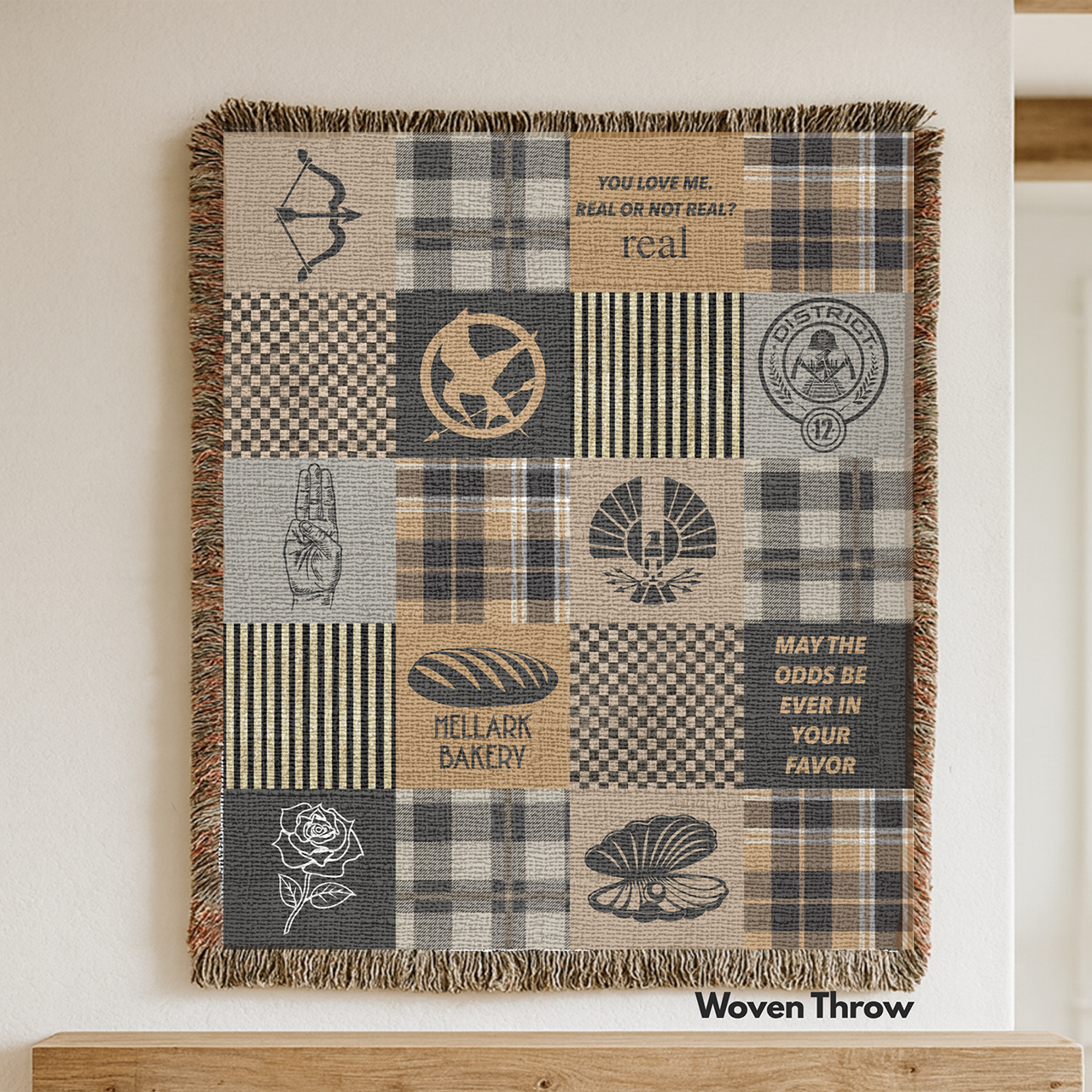 The Games: Hunger Games Inspired Throw Blanket