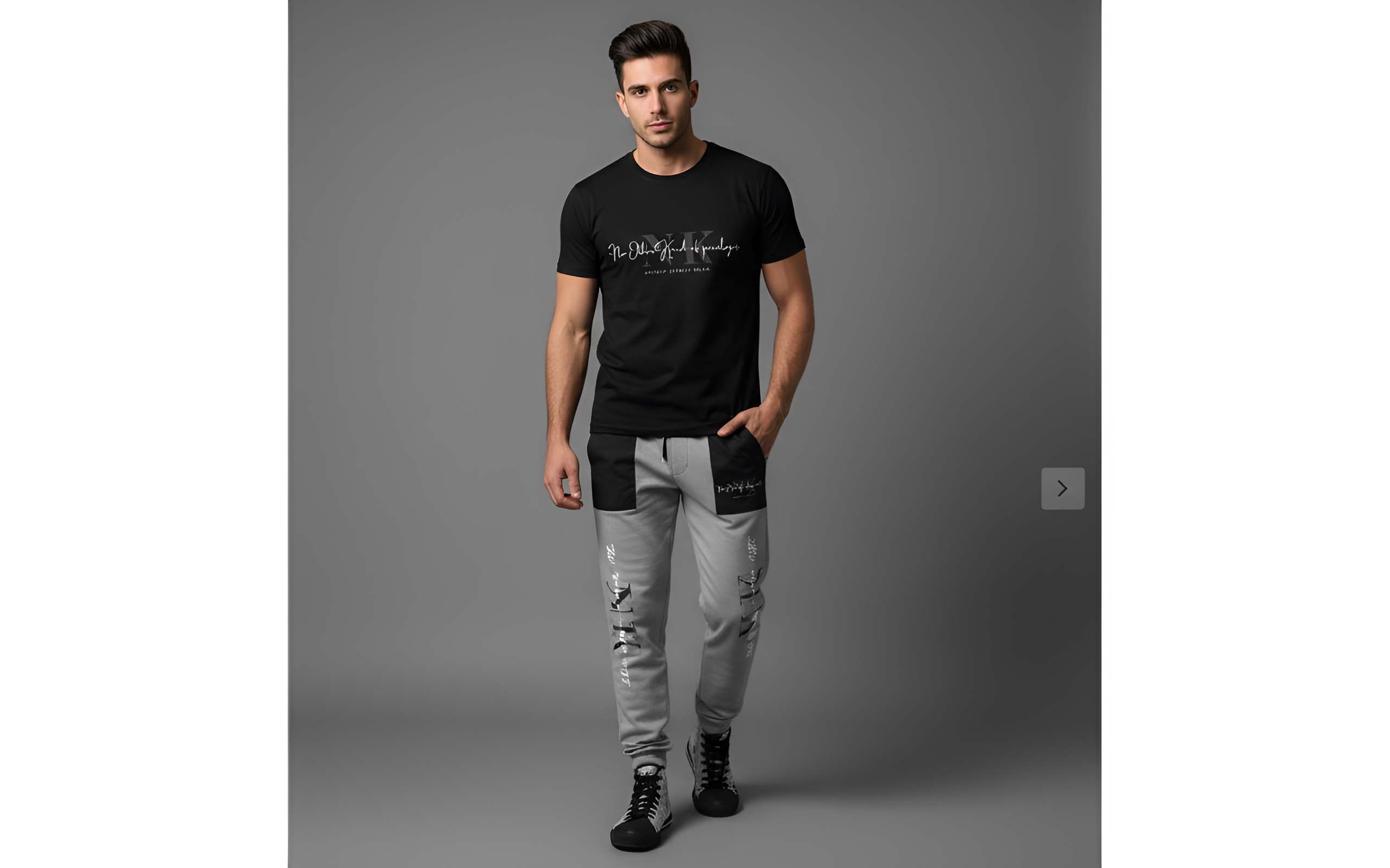 Fleece Jogger Pants - Cozy Nokop Embroidered Design product thumbnail image Fleece Jogger Pants - Cozy Nokop Embroidered Design product thumbnail image