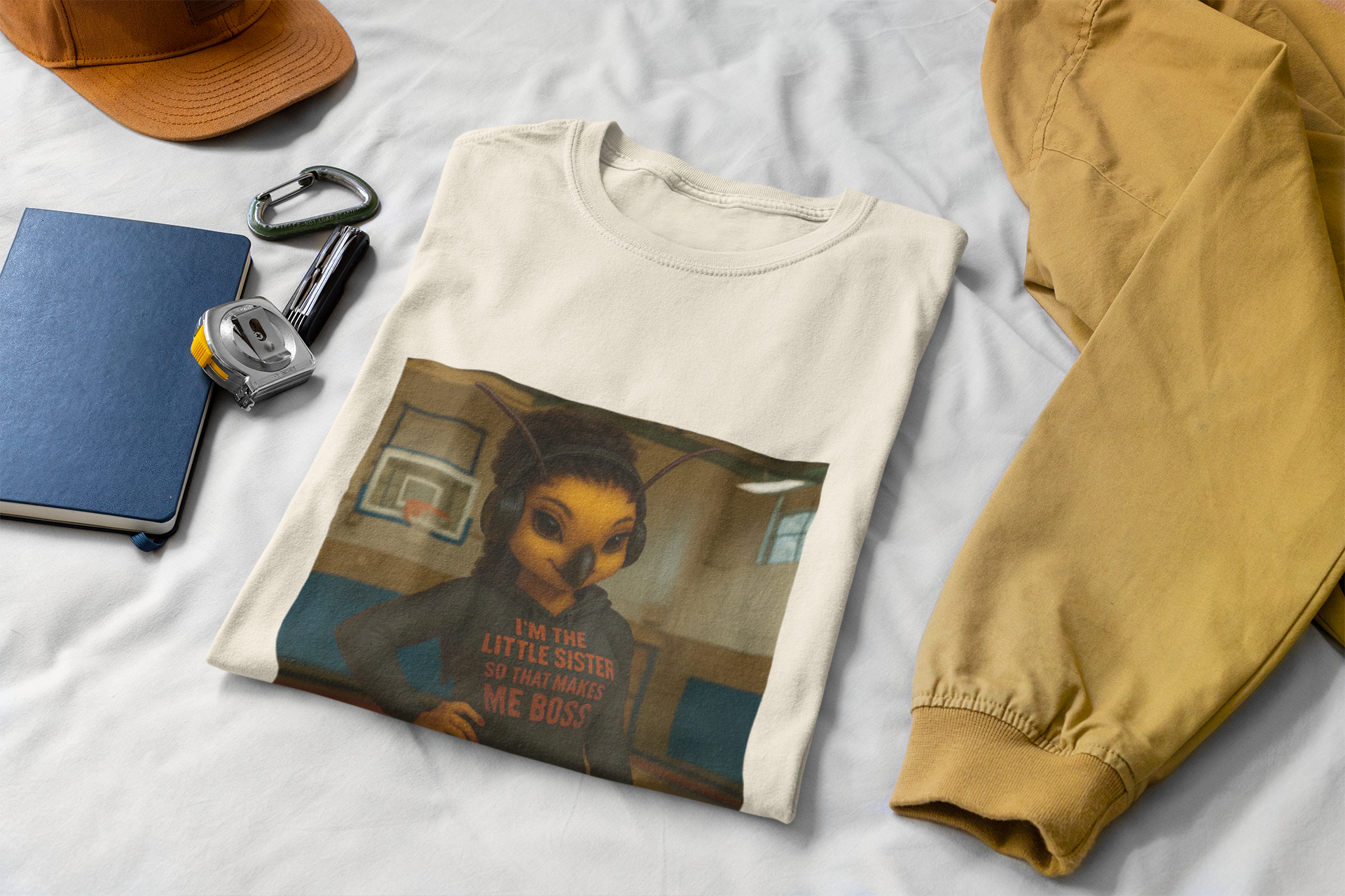 Unisex - I’m the Little Sister So That Makes Me the Boss” Softstyle T-Shirt product thumbnail image Unisex - I’m the Little Sister So That Makes Me the Boss” Softstyle T-Shirt product thumbnail image