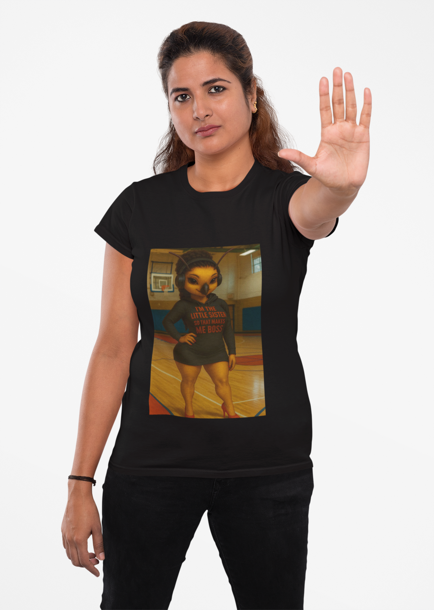 Unisex - I’m the Little Sister So That Makes Me the Boss” Softstyle T-Shirt product thumbnail image Unisex - I’m the Little Sister So That Makes Me the Boss” Softstyle T-Shirt product thumbnail image