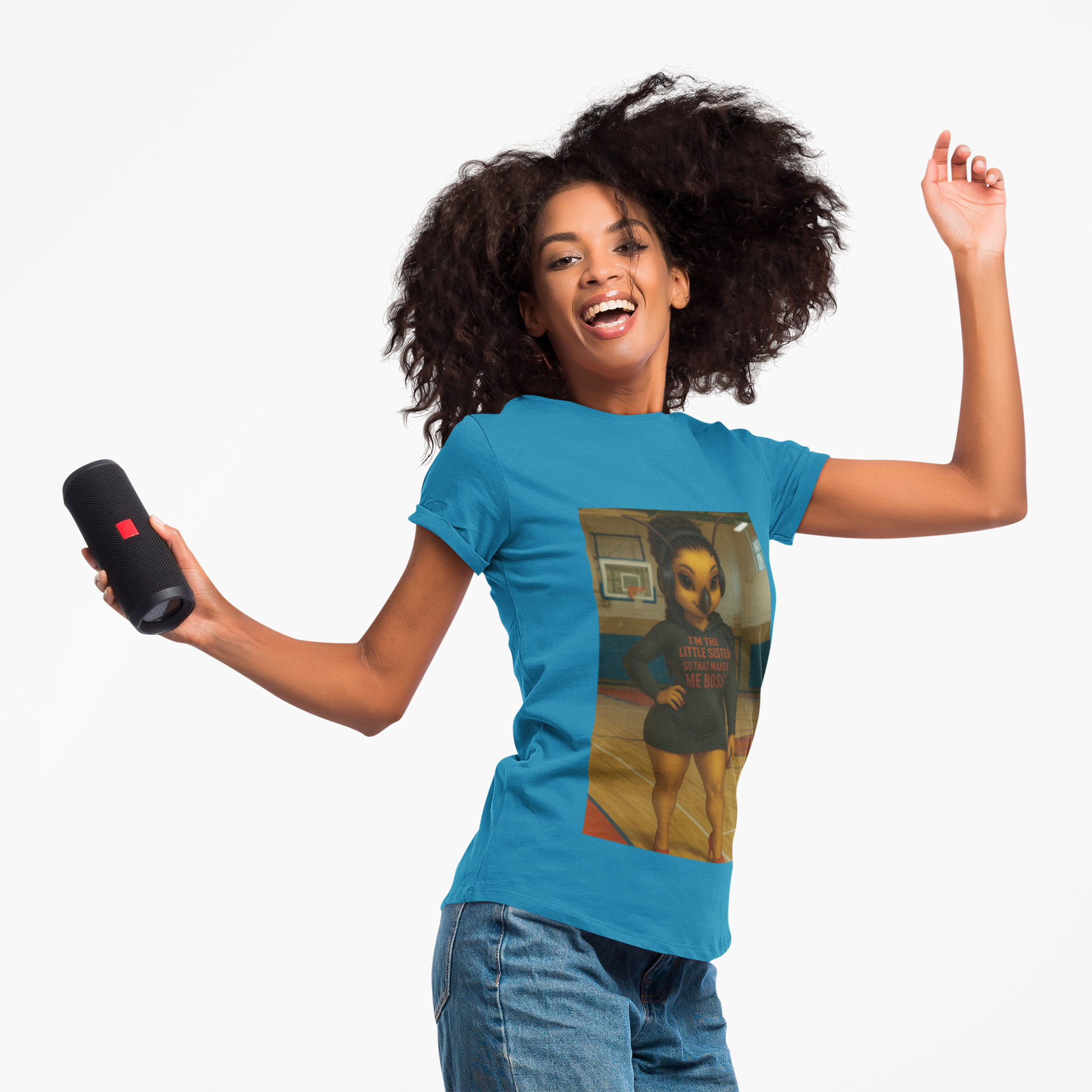 Unisex - I’m the Little Sister So That Makes Me the Boss” Softstyle T-Shirt product thumbnail image