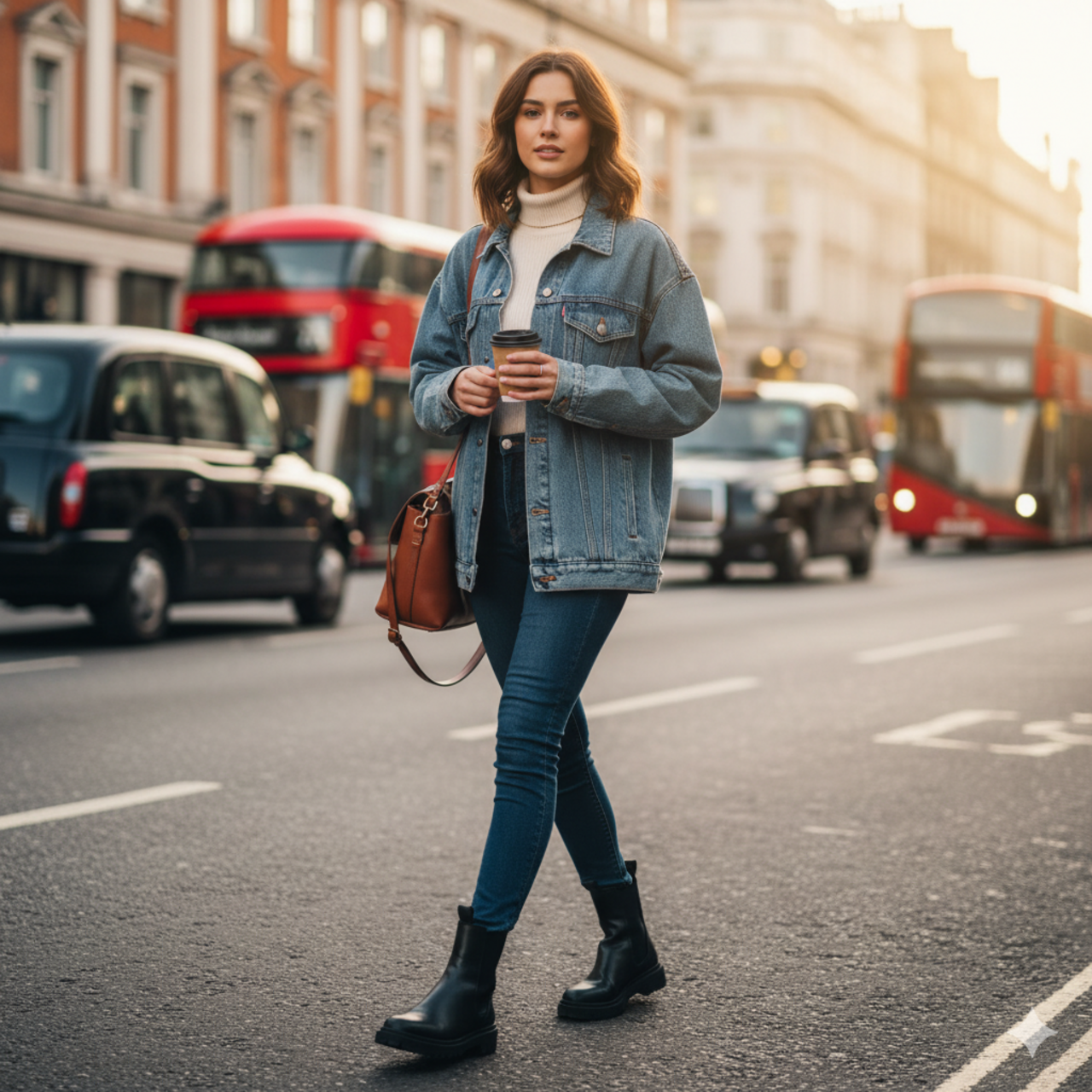 Empowering Women's Denim Jacket - "I AM MY OWN BOSS" product thumbnail image Empowering Women's Denim Jacket - "I AM MY OWN BOSS" product thumbnail image