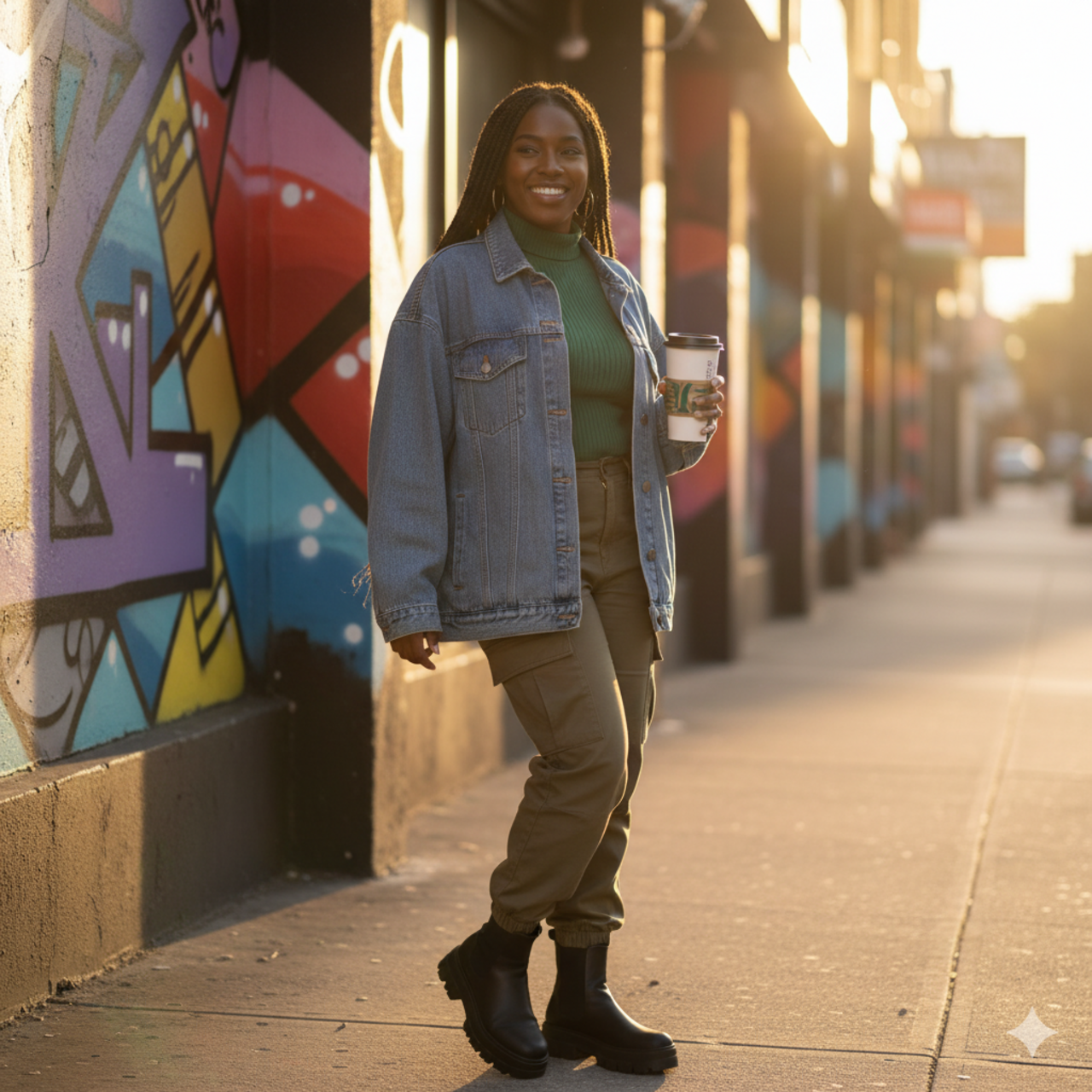 Empowering Women's Denim Jacket - "I AM MY OWN BOSS" product thumbnail image Empowering Women's Denim Jacket - "I AM MY OWN BOSS" product thumbnail image