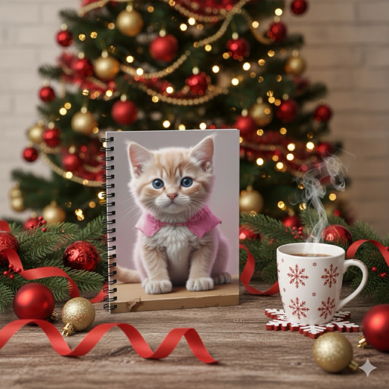 Cute Kitty Spiral Notebook product thumbnail image Cute Kitty Spiral Notebook product thumbnail image