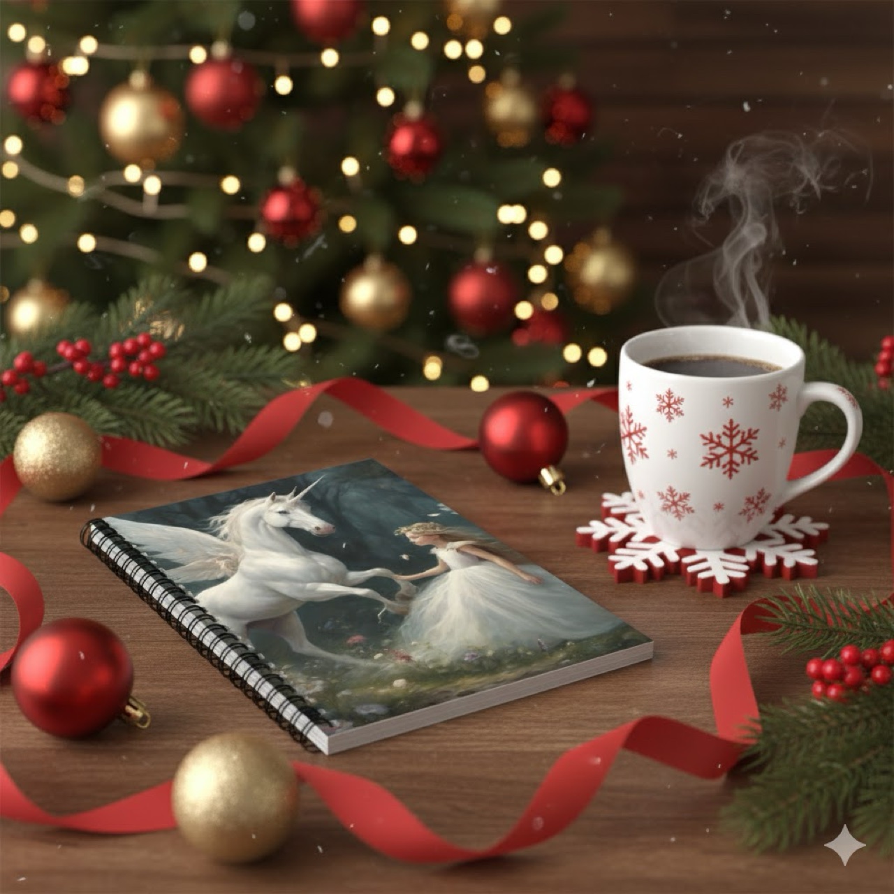 Girl With Unicorn Spiral Notebook product thumbnail image